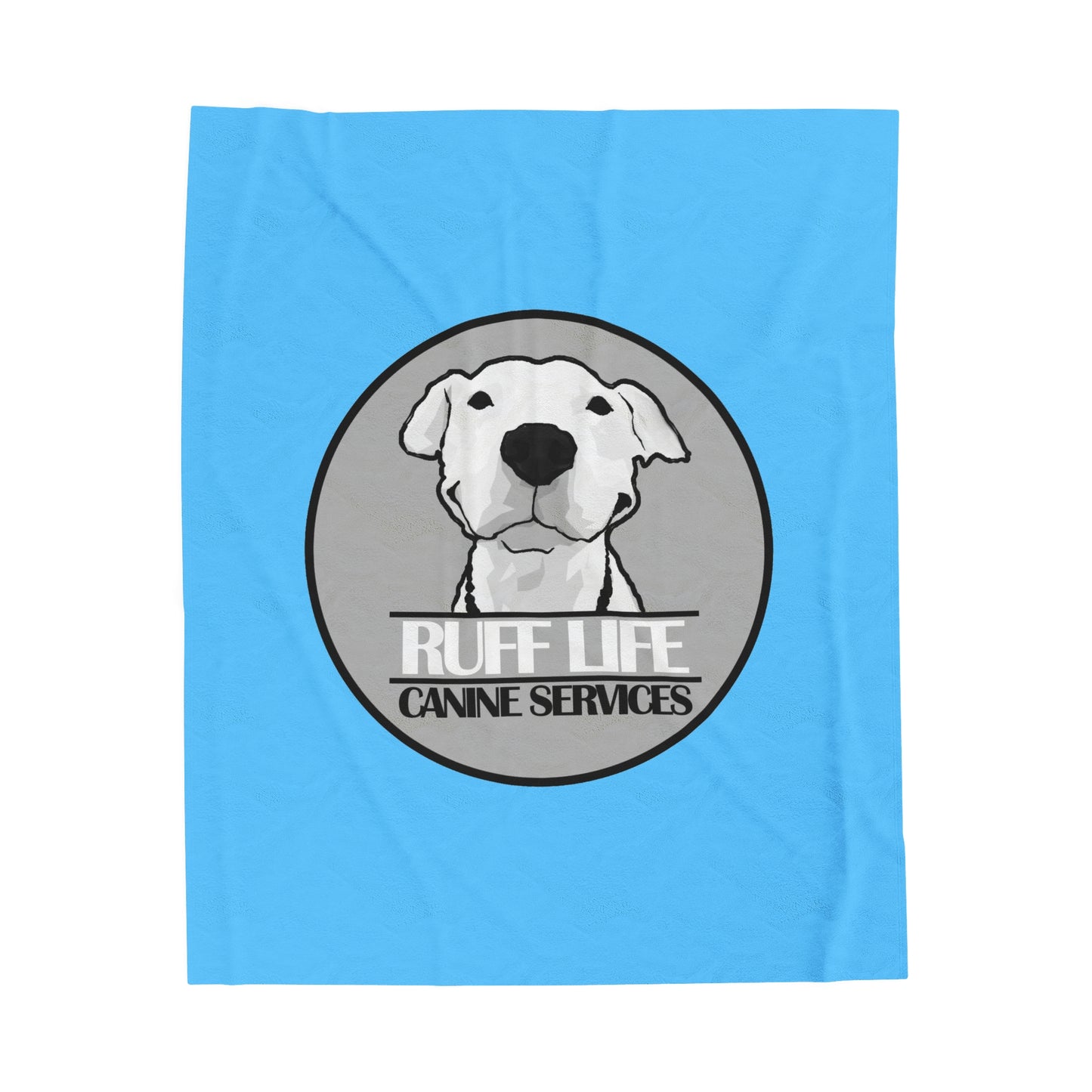 Ruff Life Blanket - Light Blue