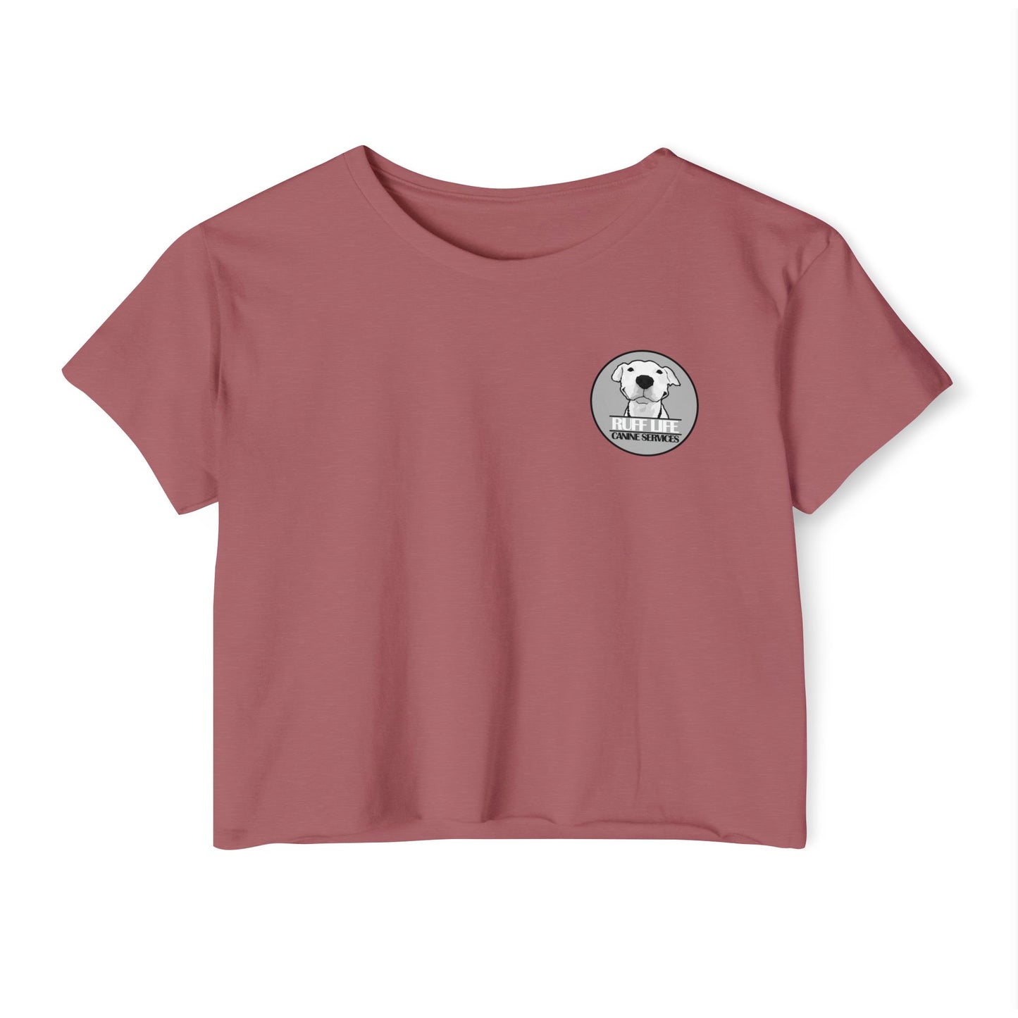 Ruff Life Logo Only Festival Crop Top