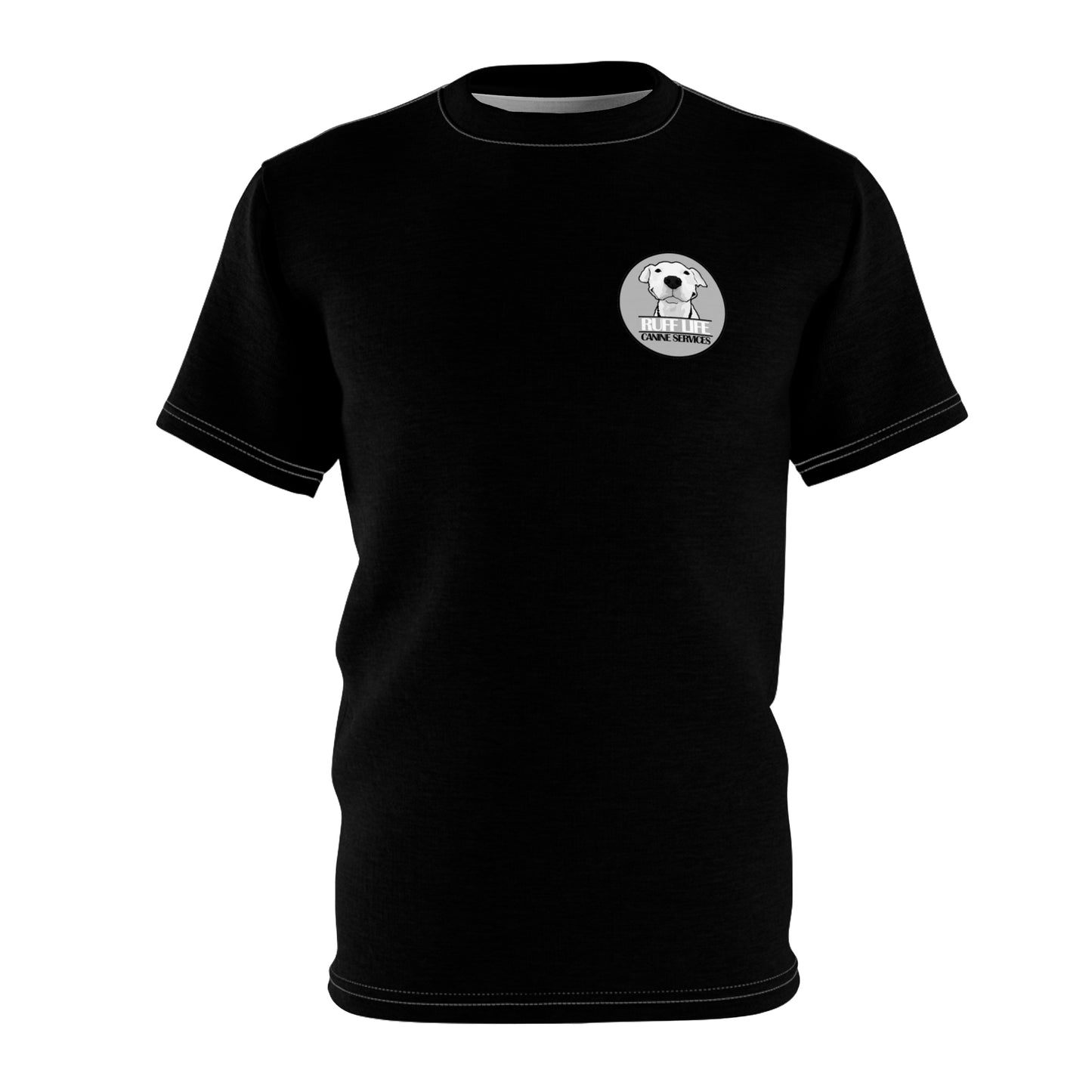 Ruff Life Canine Logo Only T - Black (4 oz or 6 oz)
