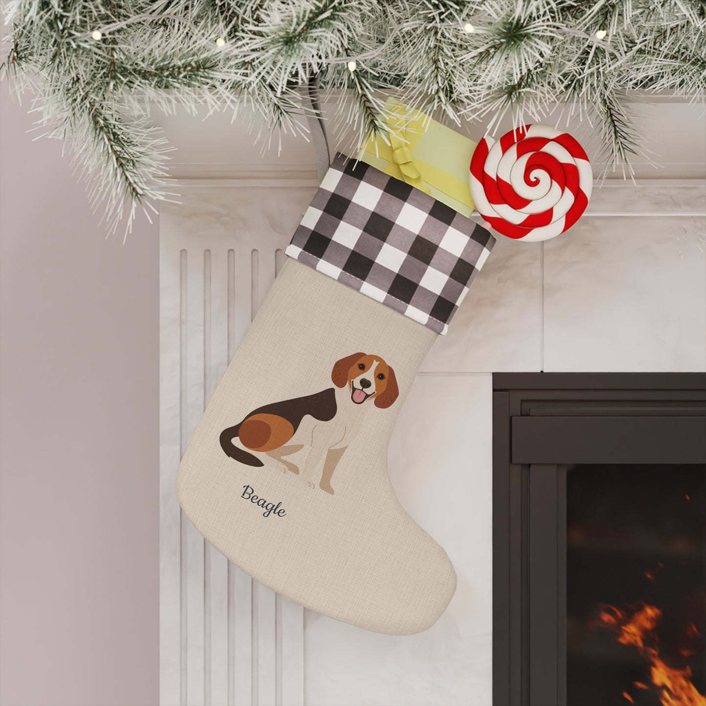 Beagle Christmas Stocking - Finleys Online