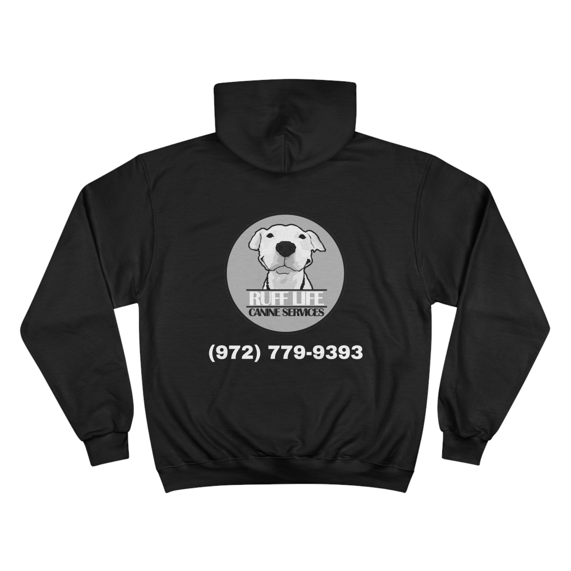 Ruff Life Canine Services Champion Hoodie - Logo 1 - Finleys Online