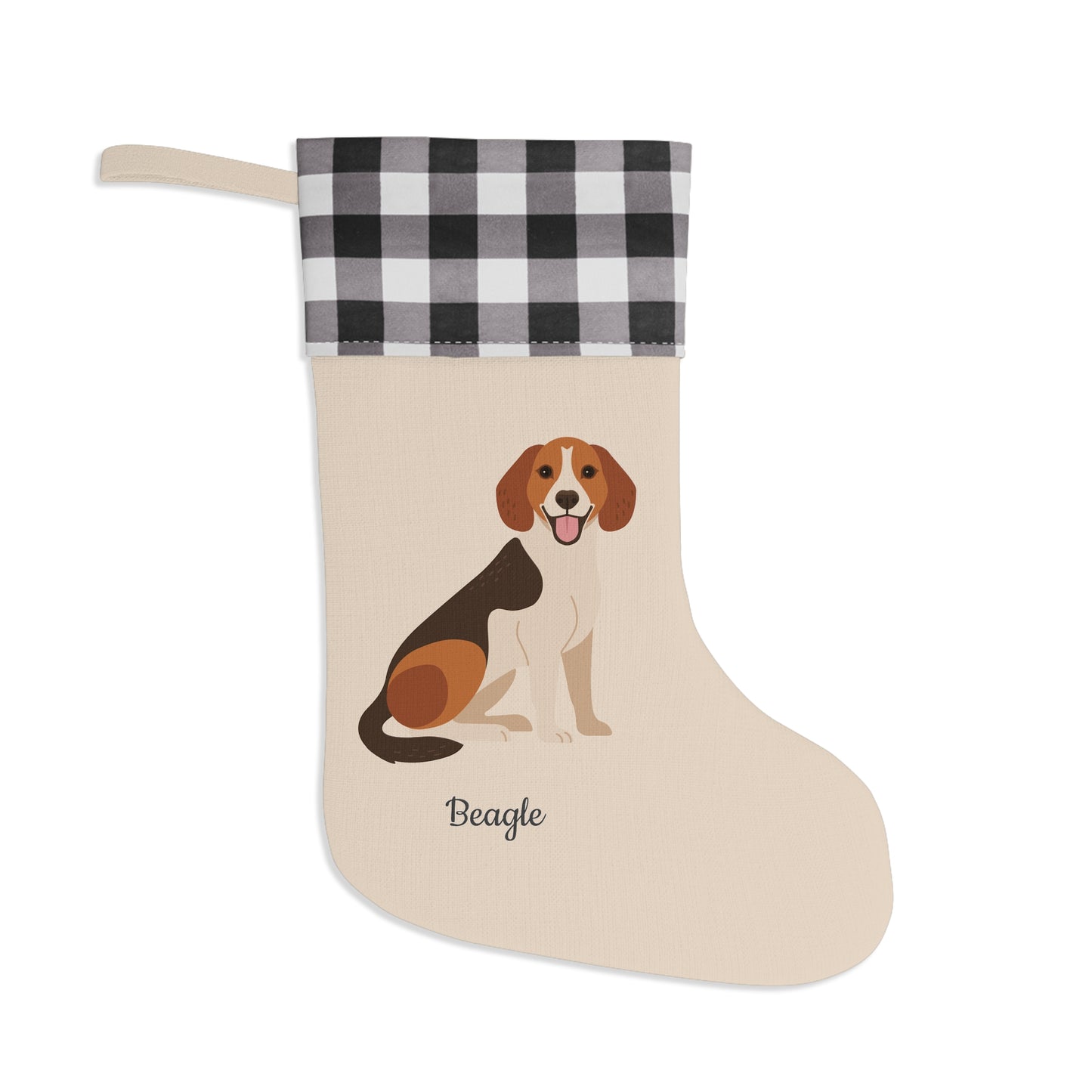 Beagle Christmas Stocking - Finleys Online