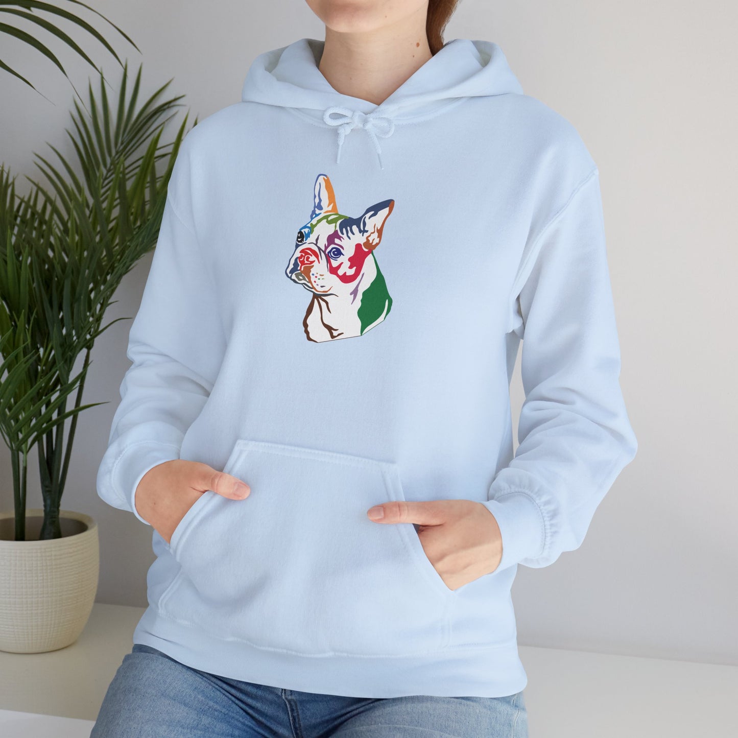 Boston Terrier Modern Art - Unisex Heavy Blend™ Hooded Sweatshirt
