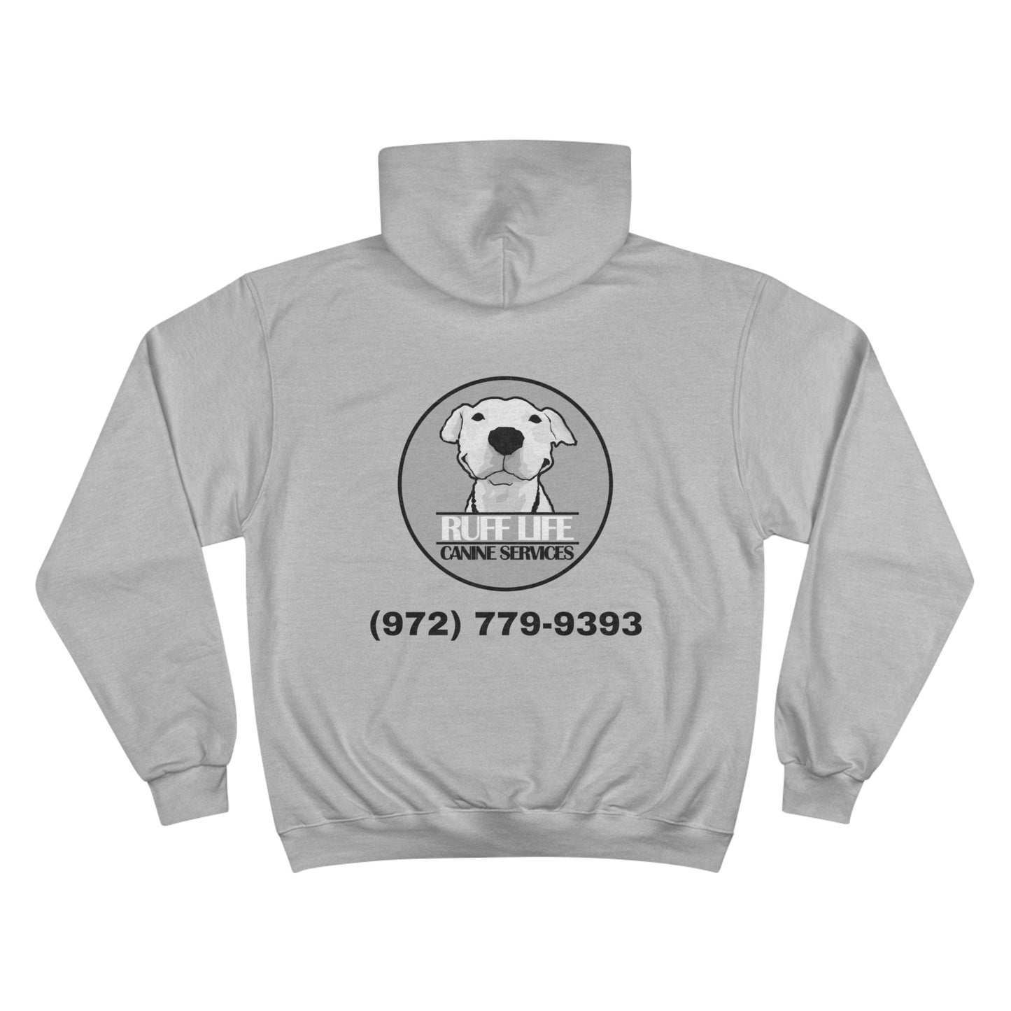 Ruff Life Canine Services Champion Hoodie - Logo 1 - Finleys Online