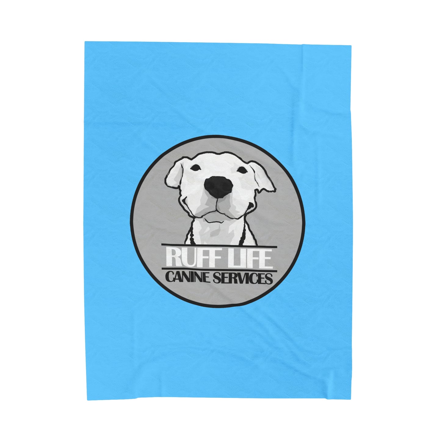 Ruff Life Blanket - Light Blue