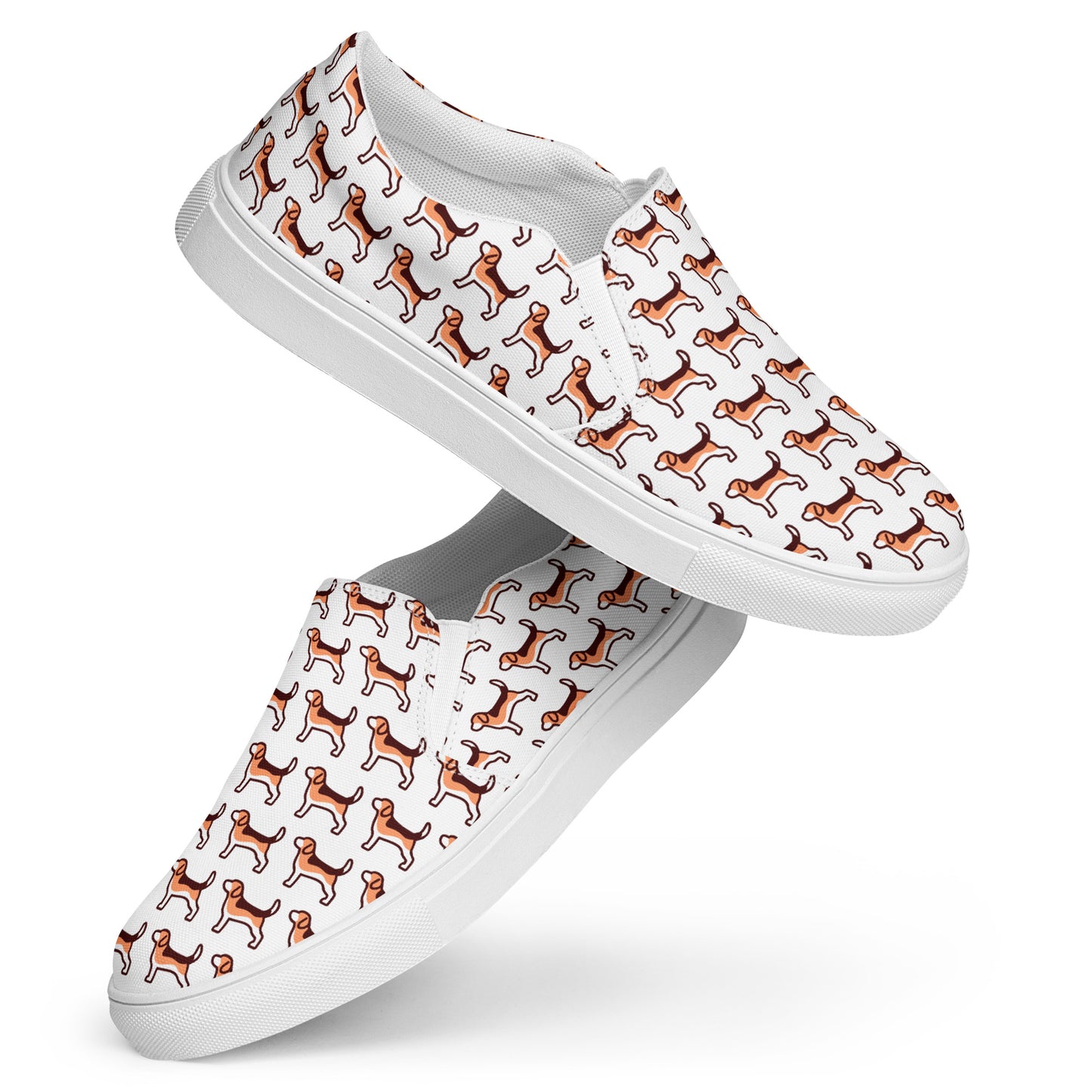 Women’s Modern Beagle Slip-on Canvas Shoes - Finleys Online