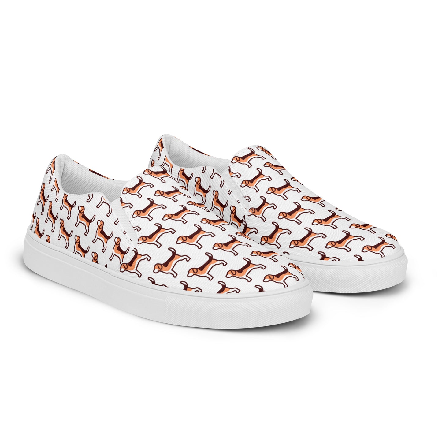 Women’s Modern Beagle Slip-on Canvas Shoes - Finleys Online
