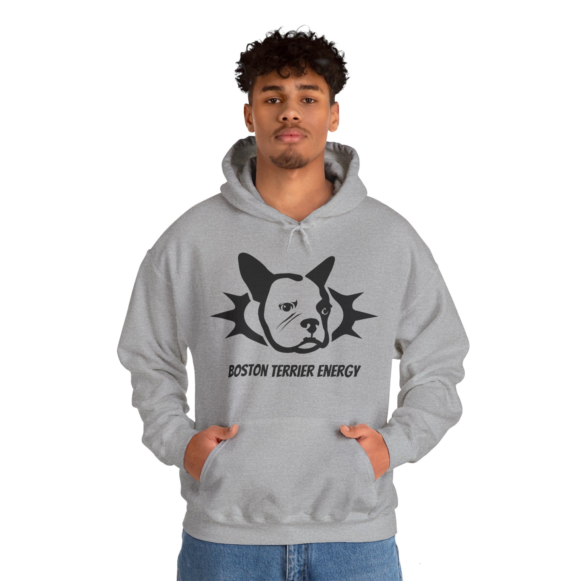 Boston Terrier Energy - Unisex Heavy Blend™ Hooded Sweatshirt - Finleys Online