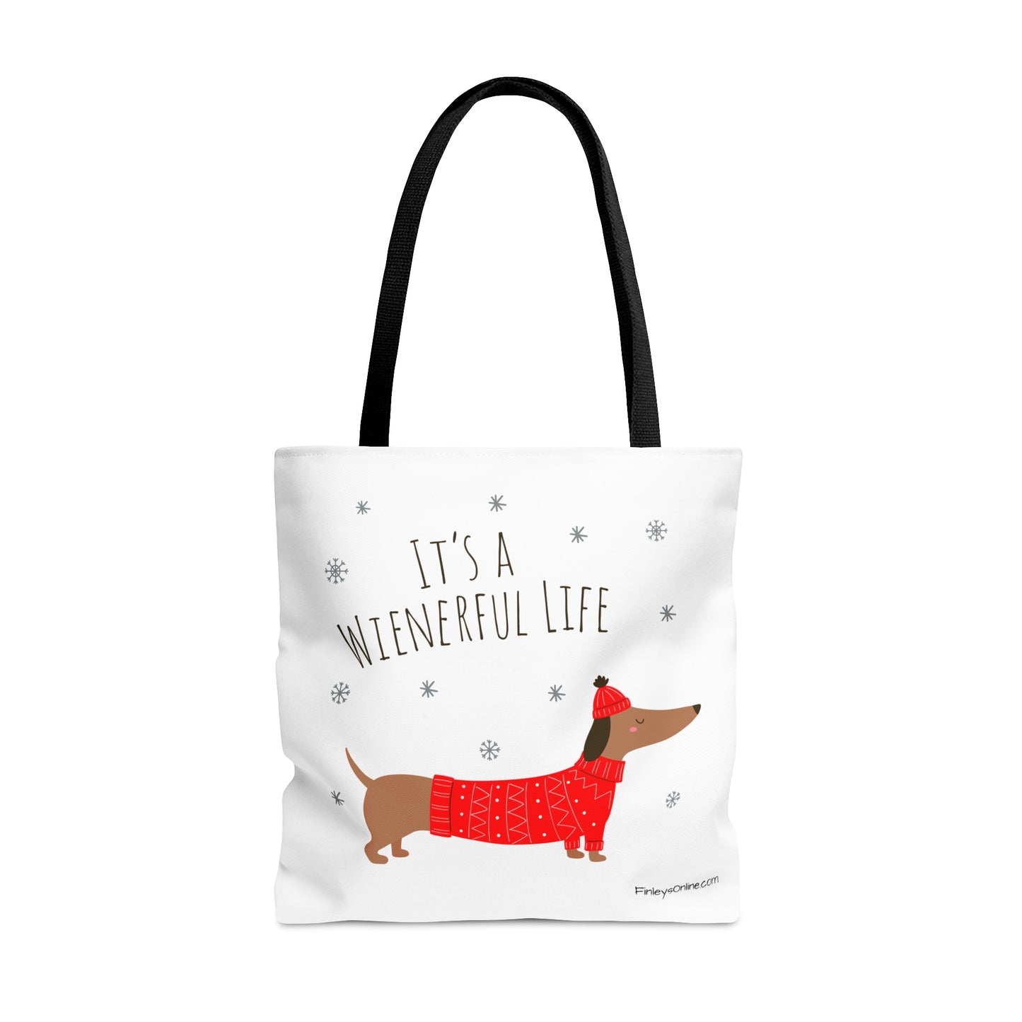 It's a Wienerful Life Dachshund Tote Bag