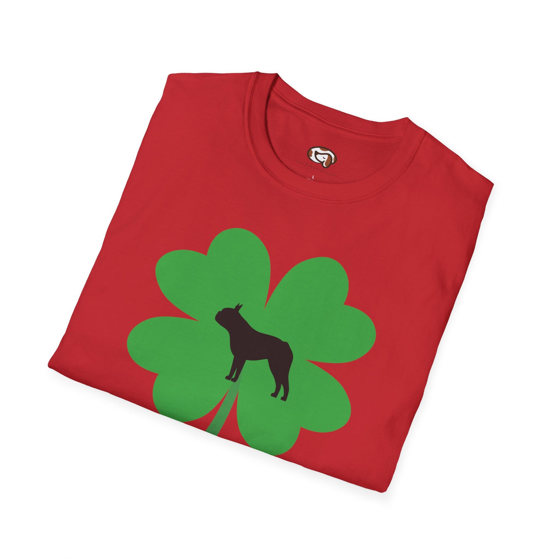 Lucky Boston Terrier Unisex T-Shirt - Finleys Online