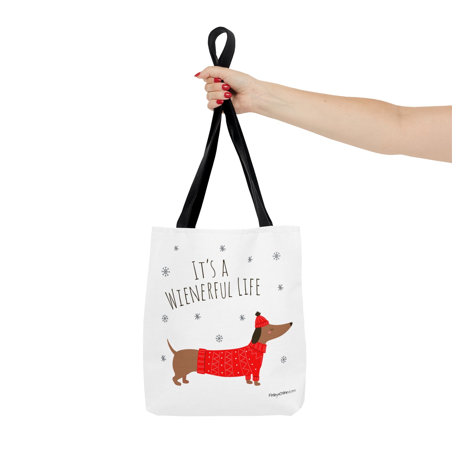 It's a Wienerful Life Dachshund Tote Bag