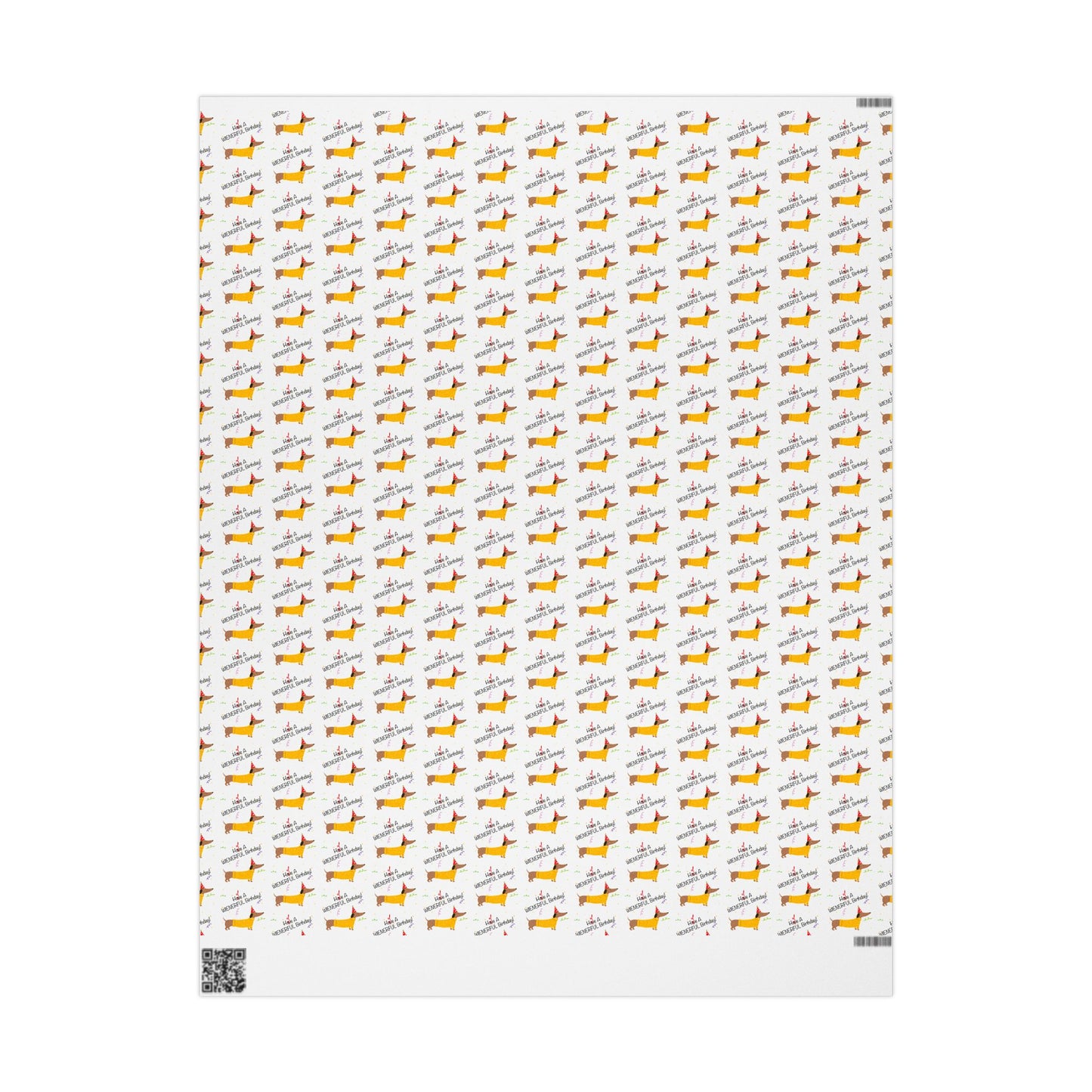Have a Wienerful Birthday Dachshund Wrapping Paper