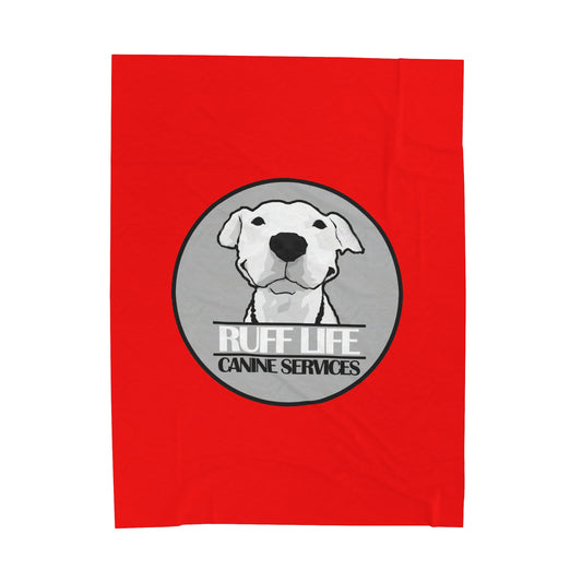 Ruff Life Blanket - Red