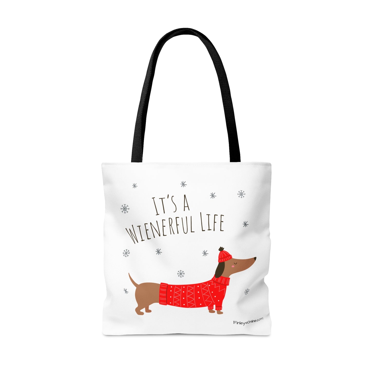 It's a Wienerful Life Dachshund Tote Bag