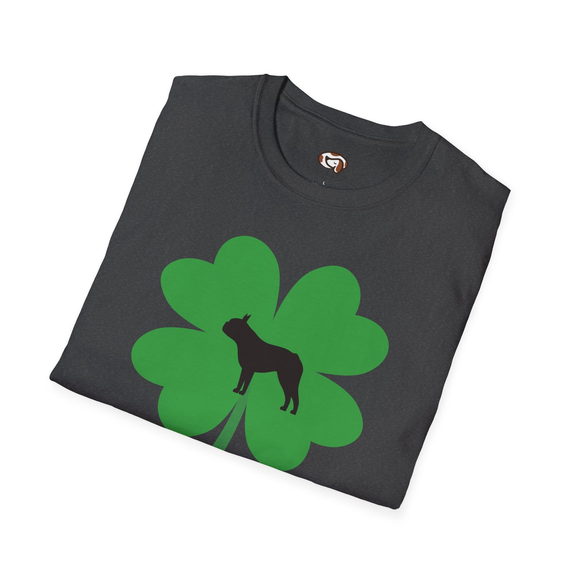 Lucky Boston Terrier Unisex T-Shirt - Finleys Online