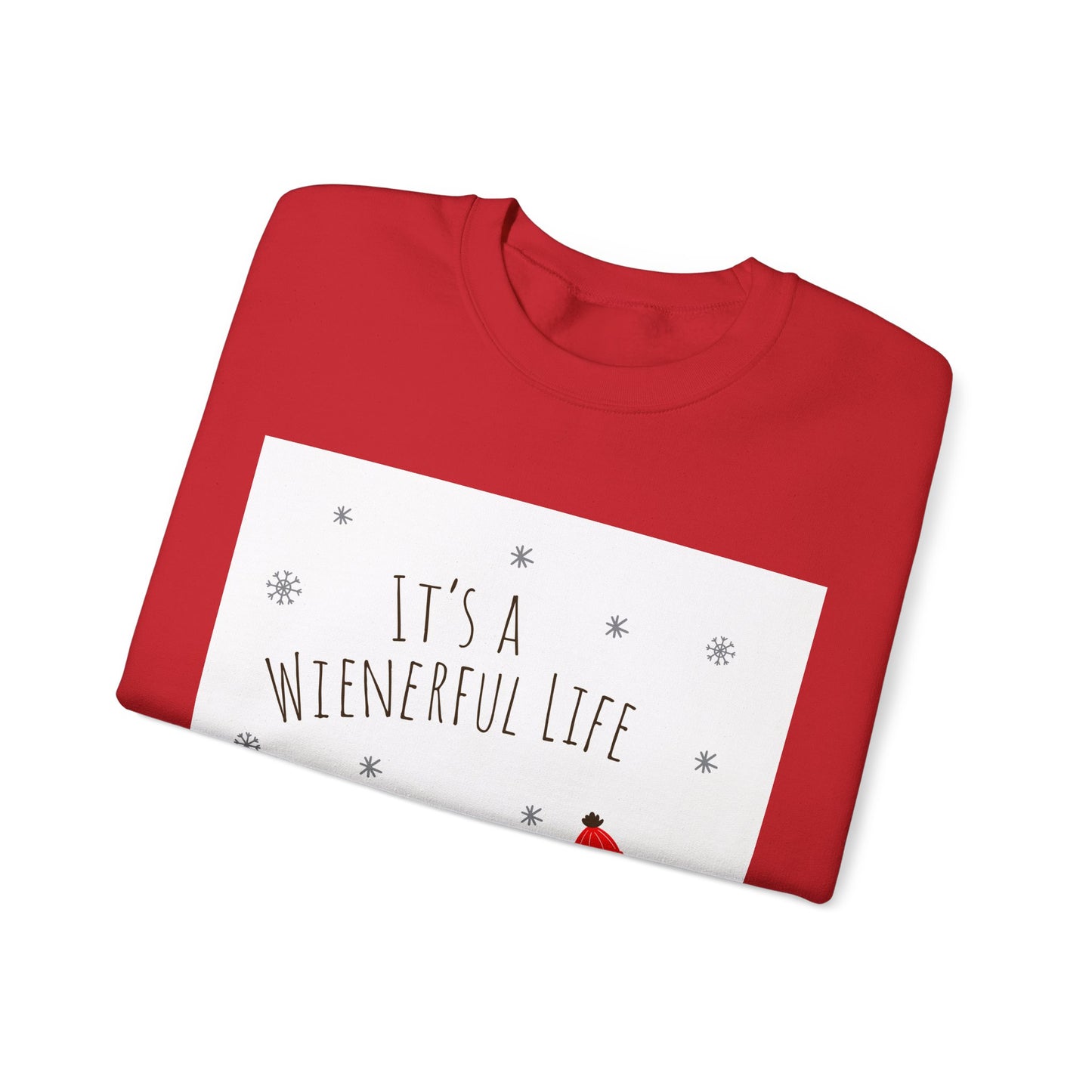 "It's a Wienerful Life" Heavy Blend™ Crewneck Sweatshirt