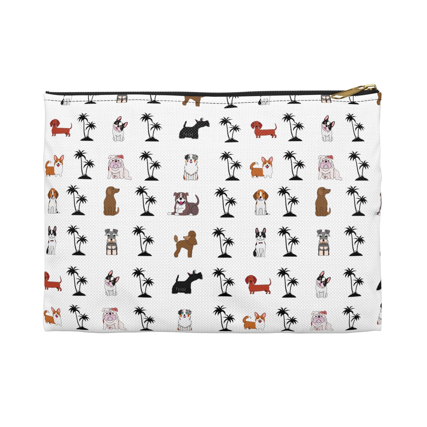 Dogs and Palms Accessory Pouch - Large - Clearance - Finleys Online