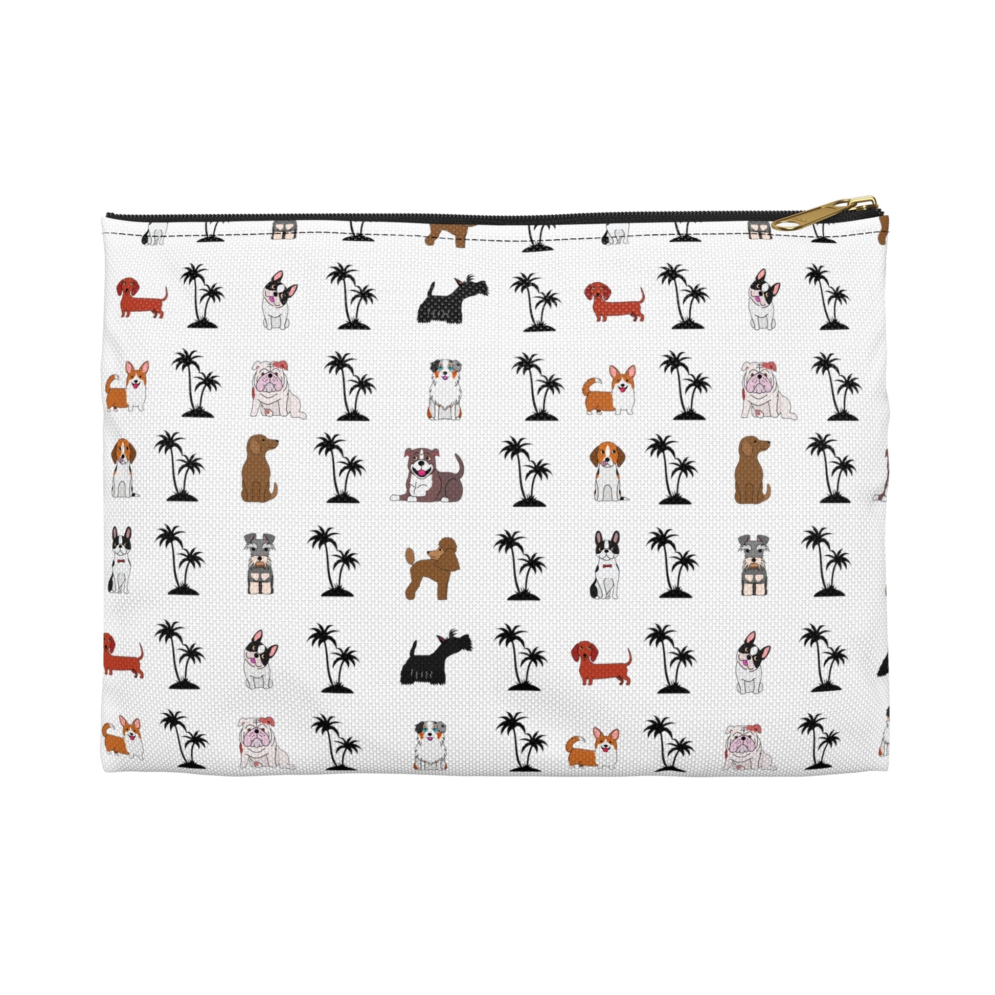 Dogs and Palms Accessory Pouch - Large - Clearance - Finleys Online