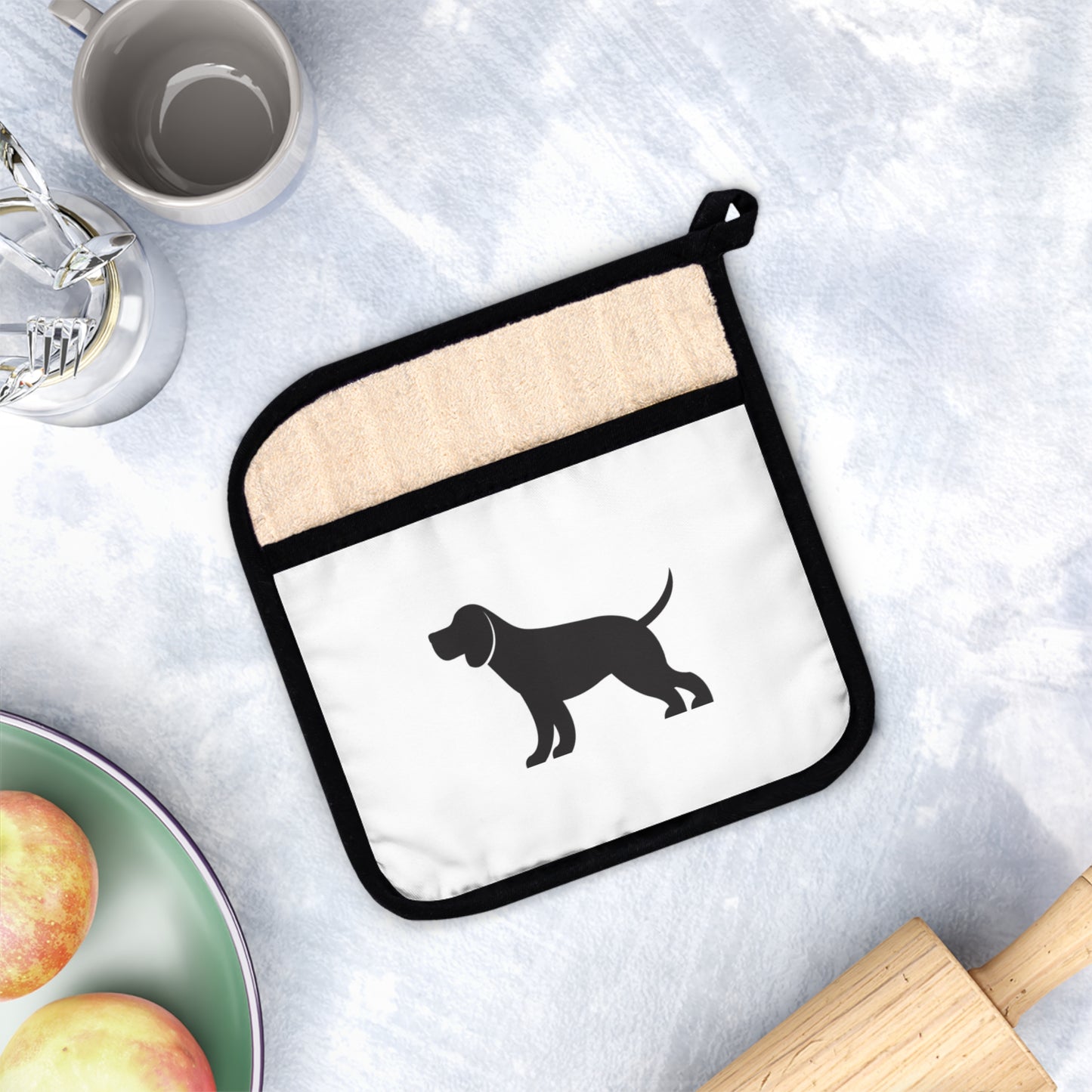 Beagle Pot Holder with Pocket