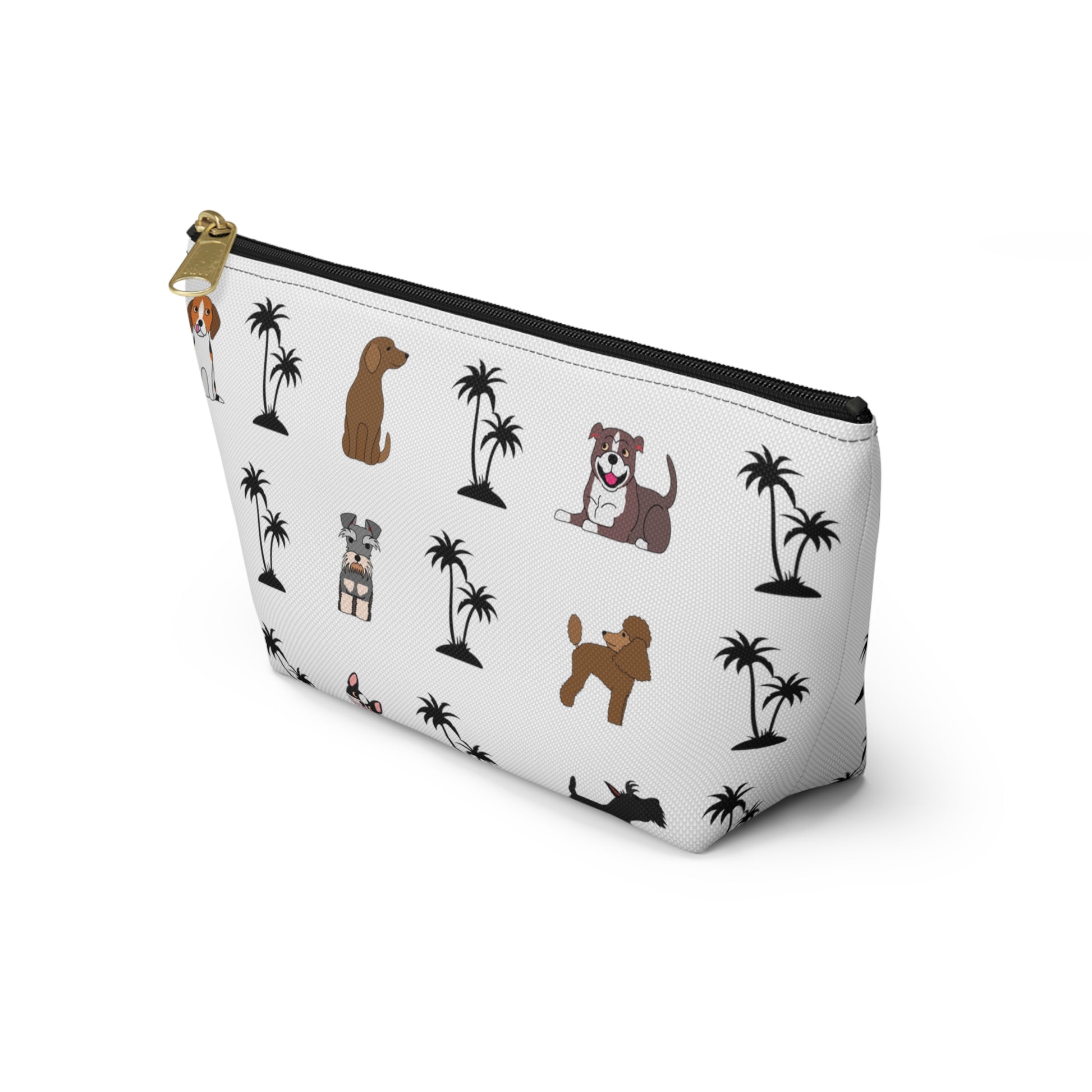 Dogs and Palms Accessory Pouch w T-bottom - Finleys Online