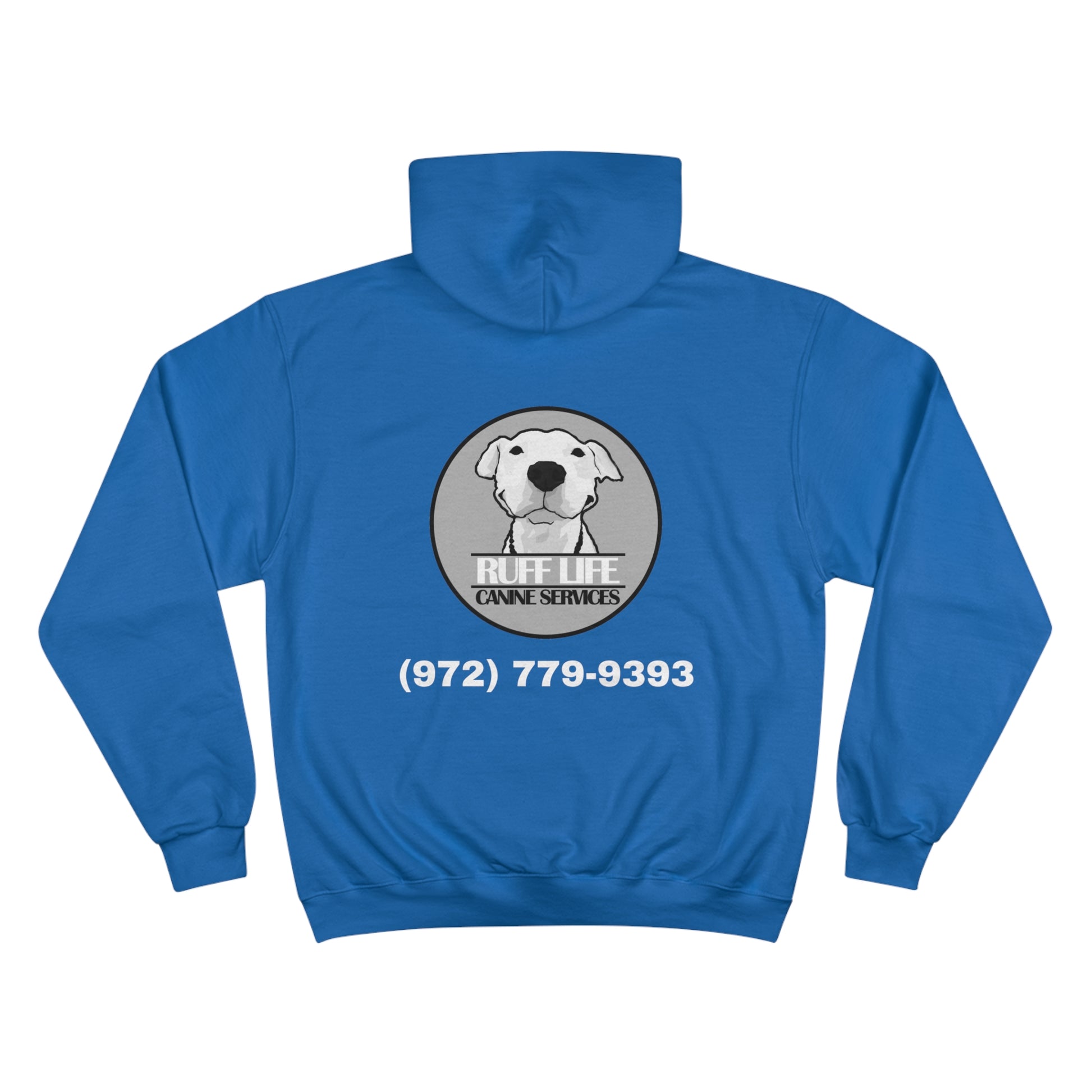 Ruff Life Canine Services Champion Hoodie - Logo 1 - Finleys Online