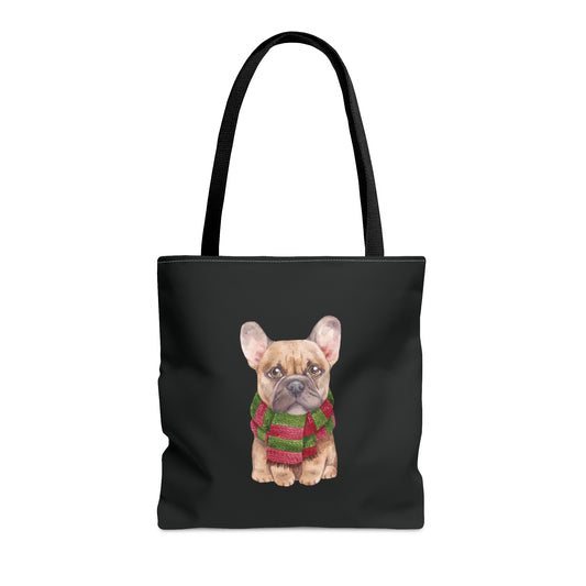 Winter Frenchie Tote - Black - Finleys Online