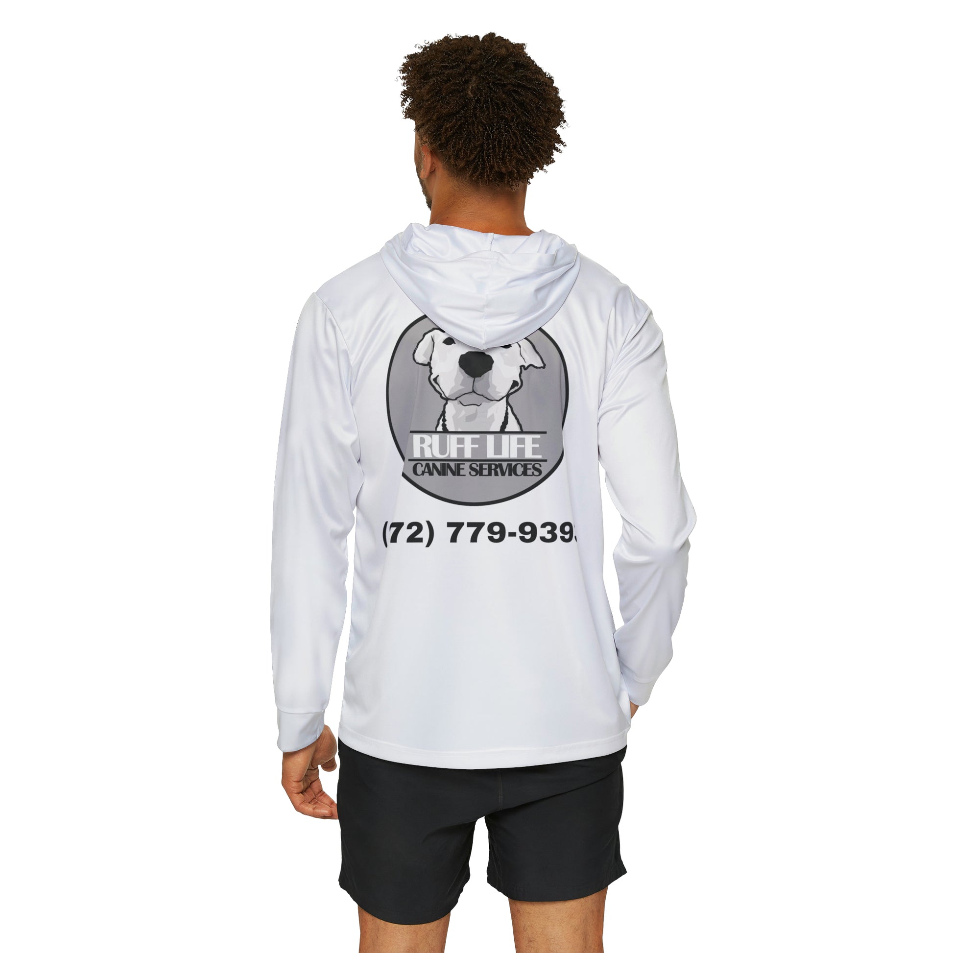 Ruff Life Canine Services - Logo 1 - Light Hoodie - Finleys Online