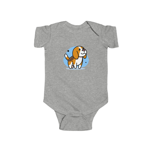 Beagle Bubble Infant Fine Jersey Bodysuit - Finleys Online