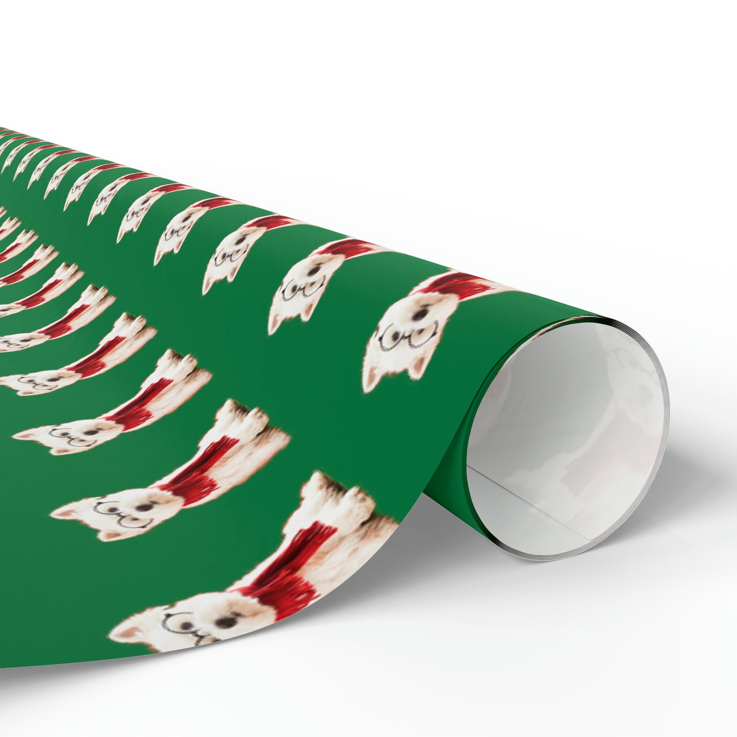 Westie Green Wrapping Paper - Finleys Online