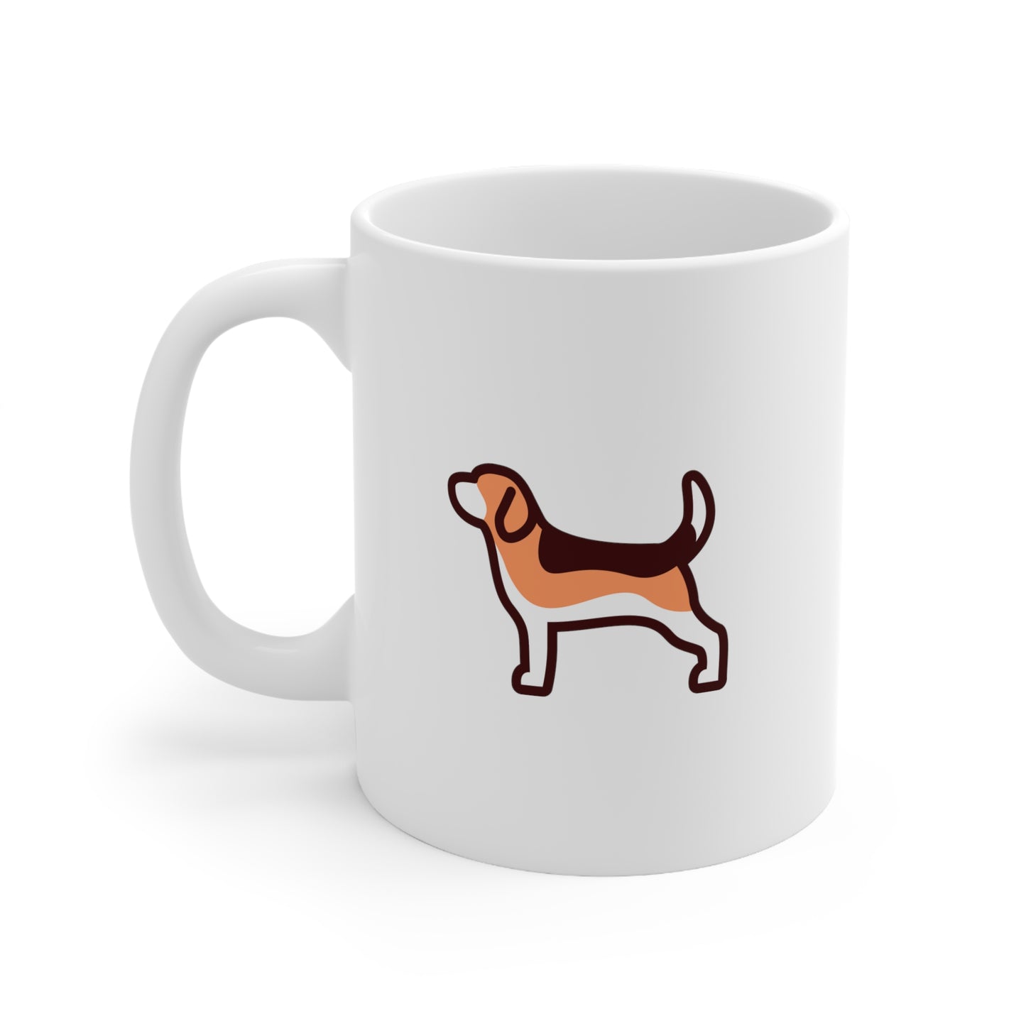 Modern Beagle Dad Ceramic Mug 11oz - Finleys Online