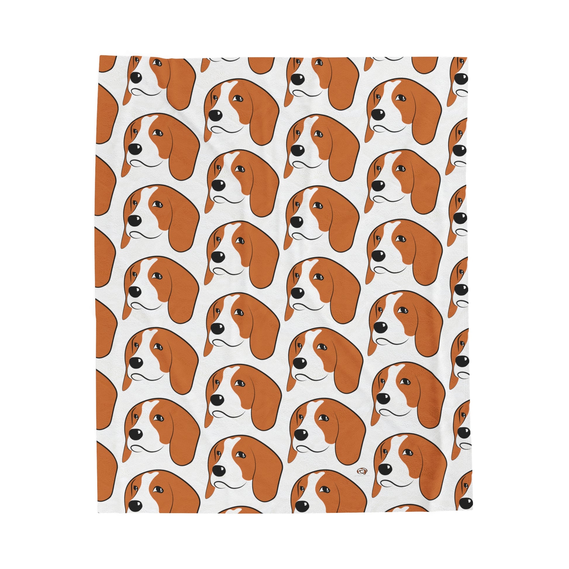 Beagle Face Velveteen Plush Blanket - Finleys Online