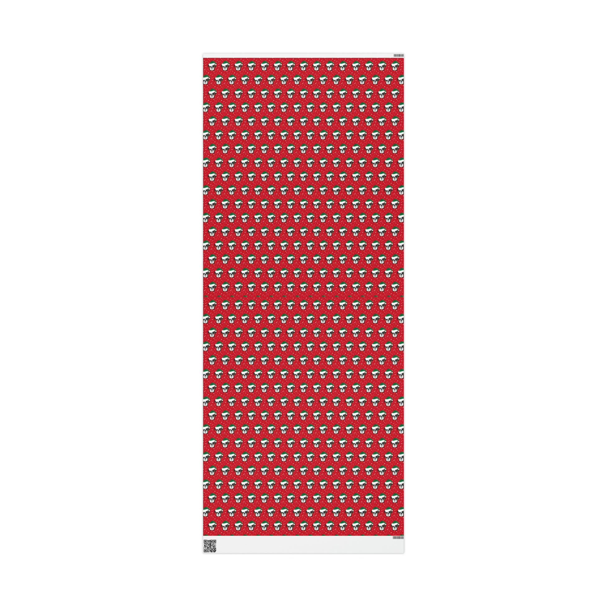 Santa Boxer (dog) Holiday Wrapping Paper - Red - Finleys Online