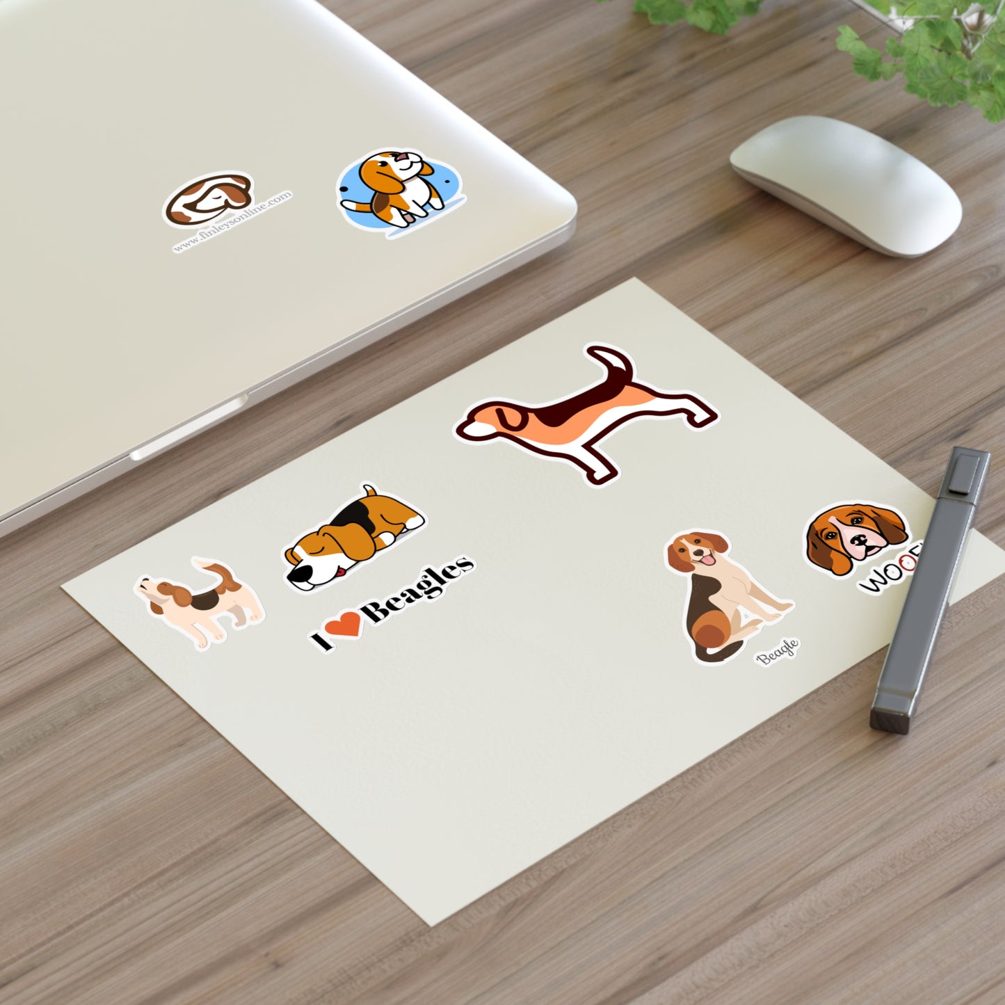 Beagle Sticker Sheets - Finleys Online