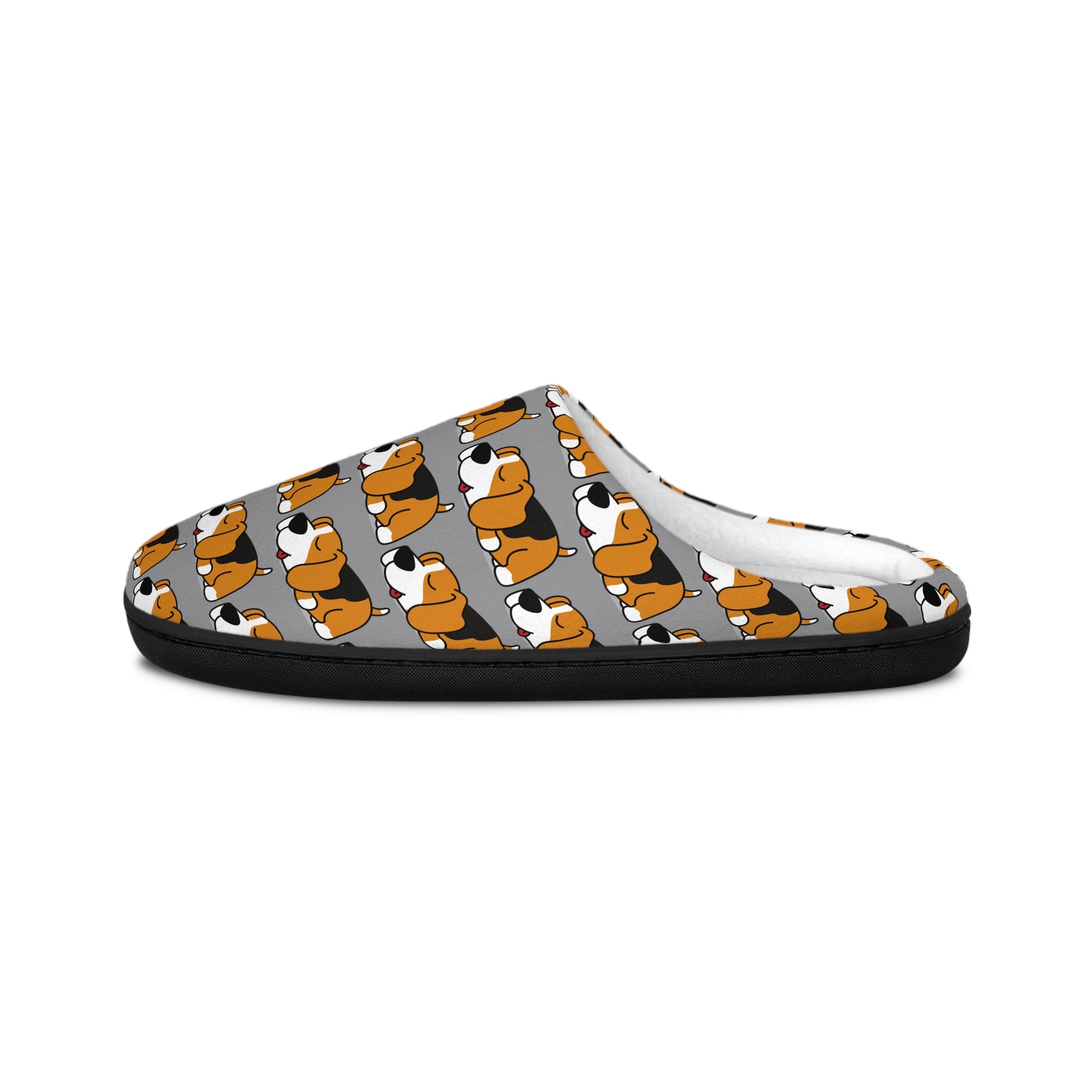 Lazy Beagle Men's Indoor Slippers - Grey - Finleys Online