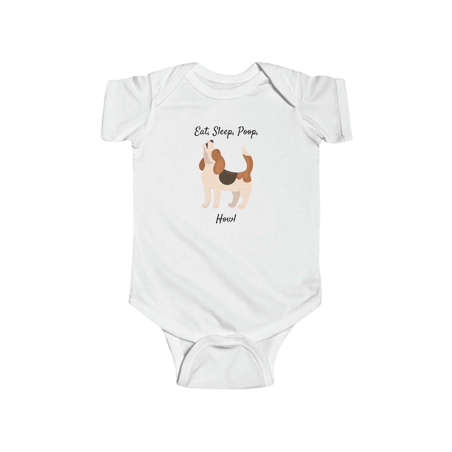 Howling Beagle Infant Fine Jersey Bodysuit - Finleys Online