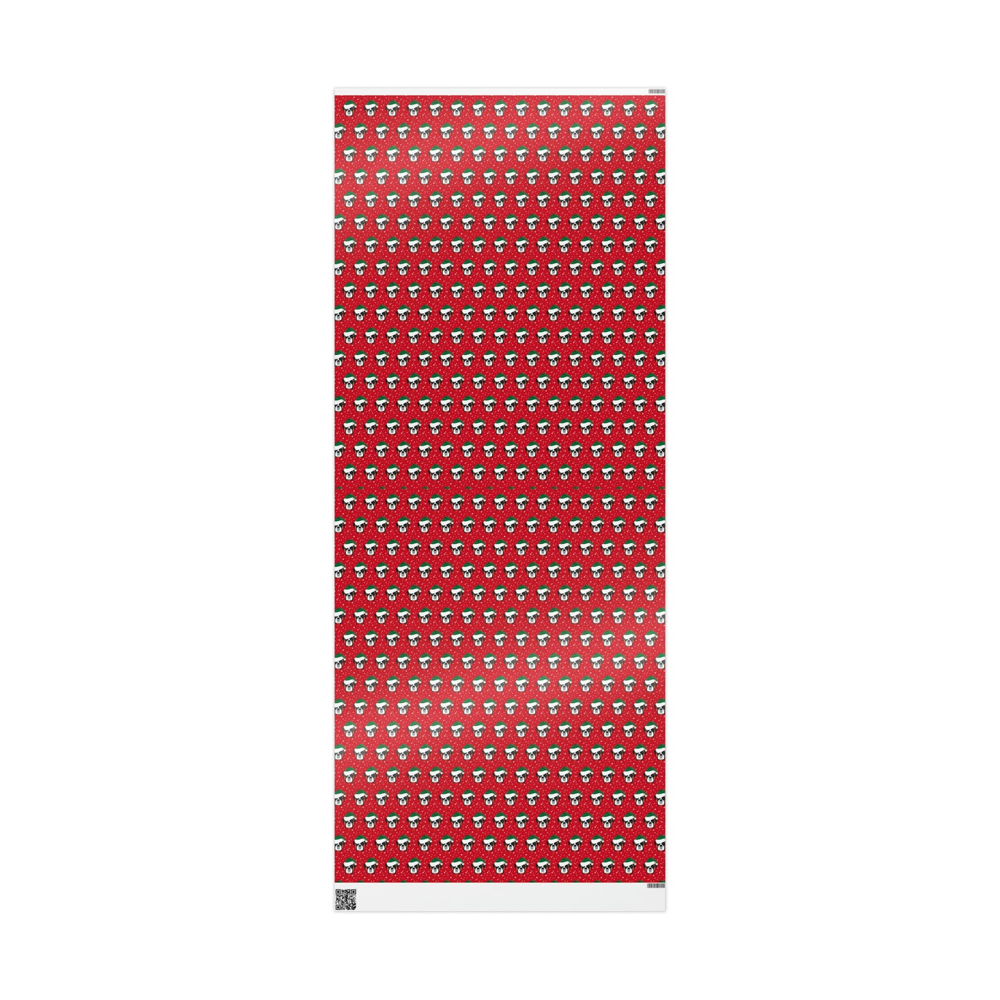 Santa Boxer (dog) Holiday Wrapping Paper - Red - Finleys Online