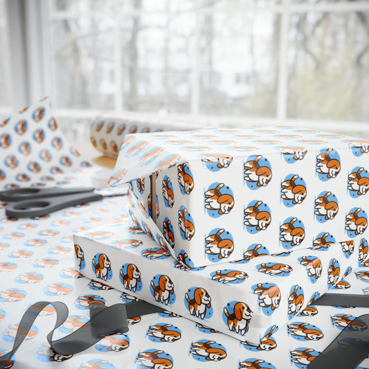 Beagle Bubble Wrapping Paper - Finleys Online