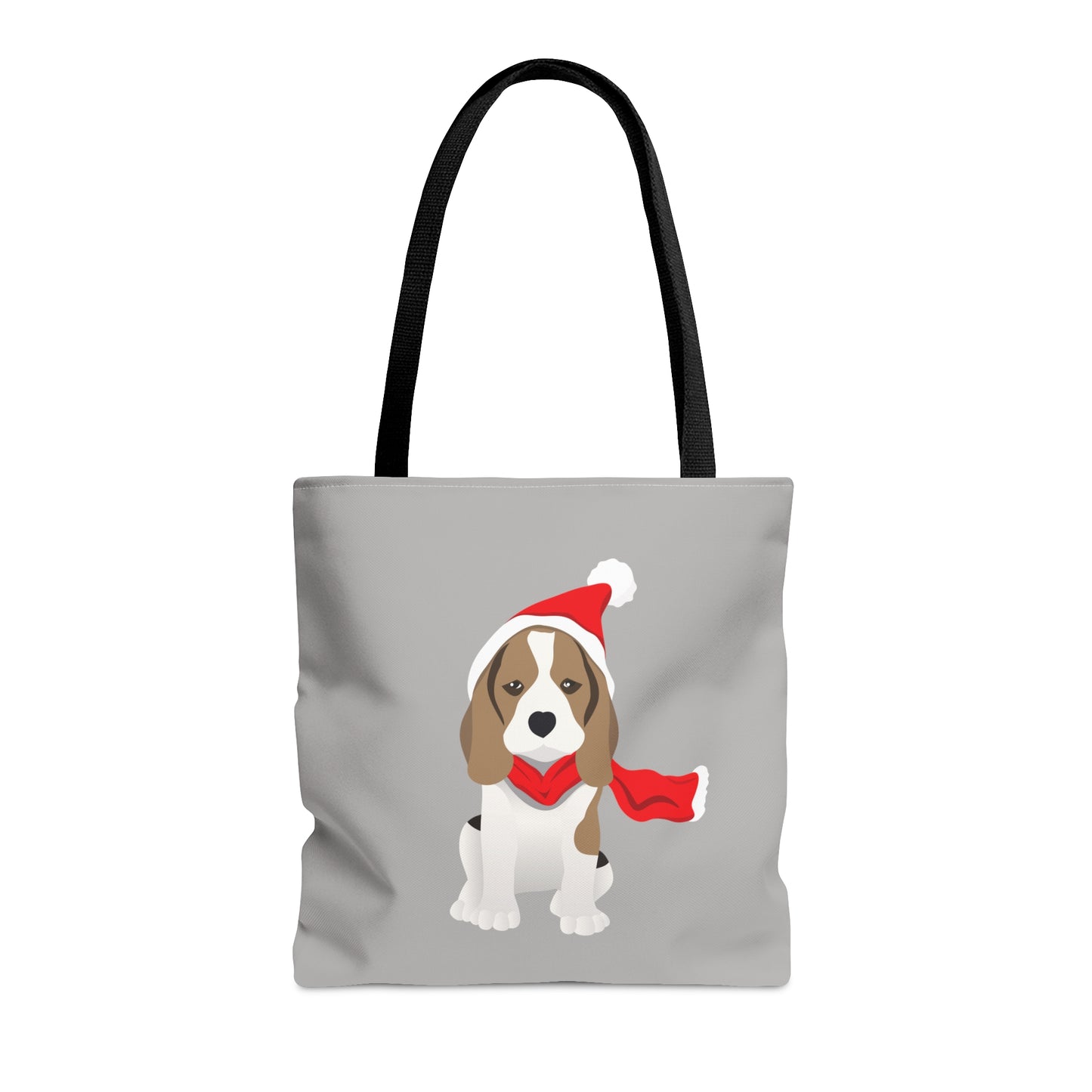 Holiday Beagle Tote - Light Grey - Finleys Online