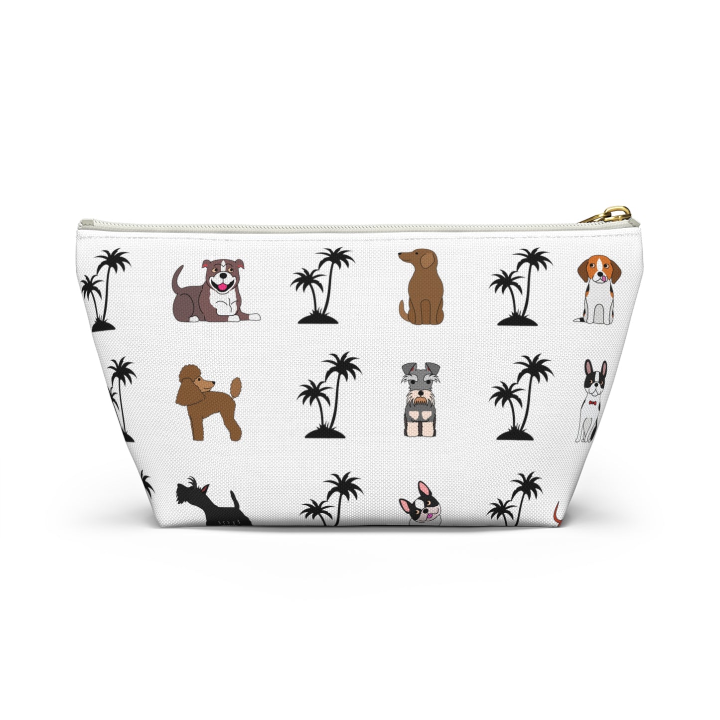 Dogs and Palms Accessory Pouch w T-bottom - Finleys Online