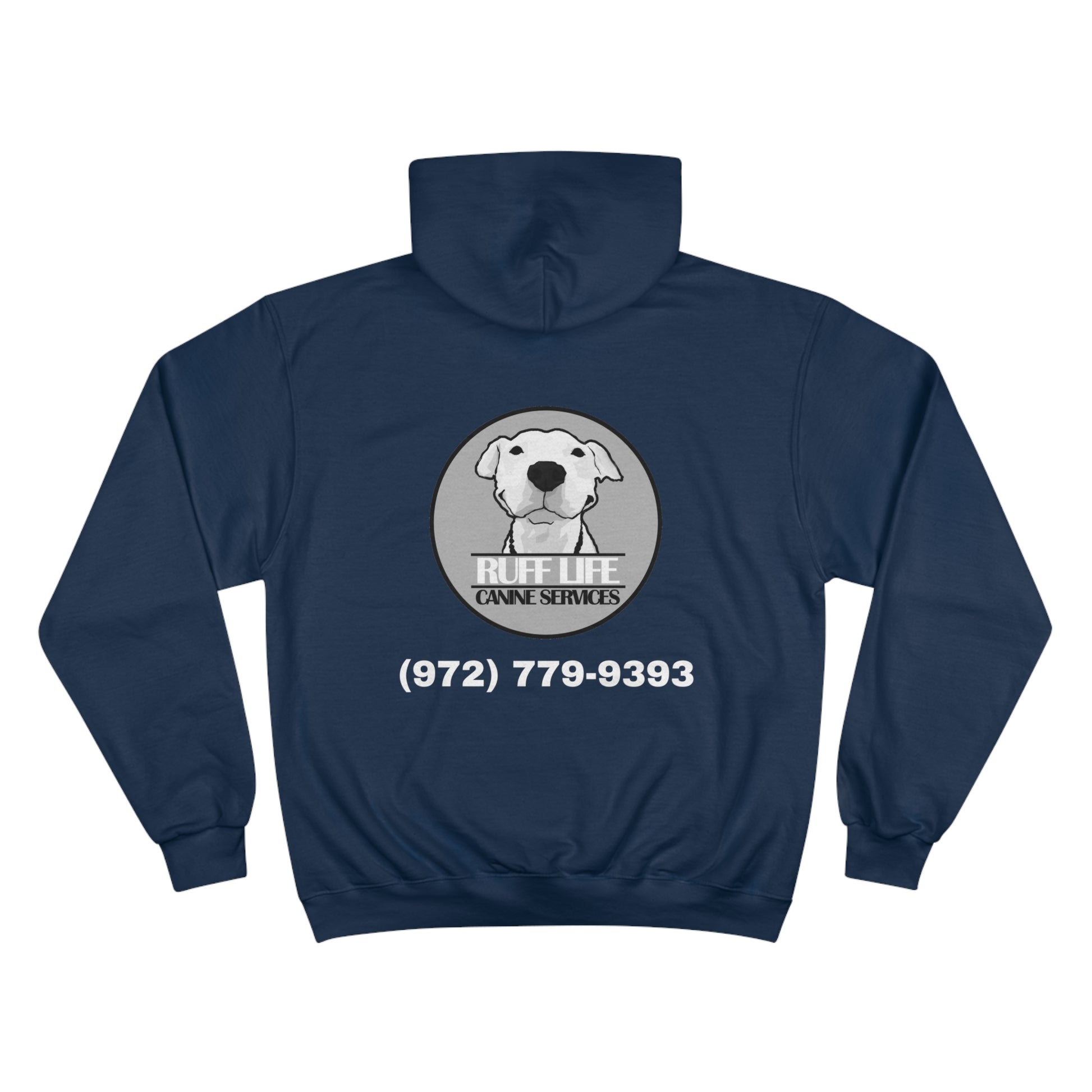 Ruff Life Canine Services Champion Hoodie - Logo 1 - Finleys Online