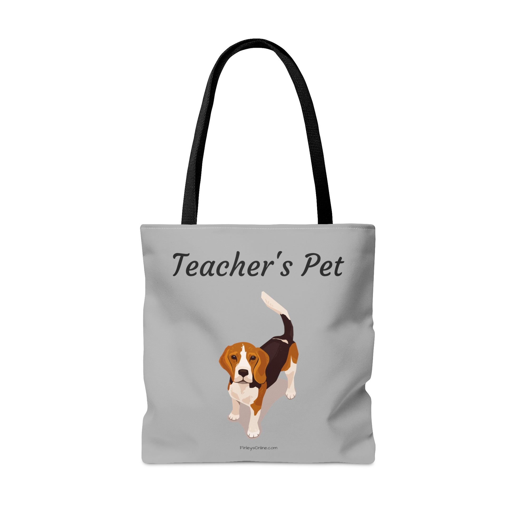 Teacher's Pet (Beagle) Tote - Gray - Finleys Online