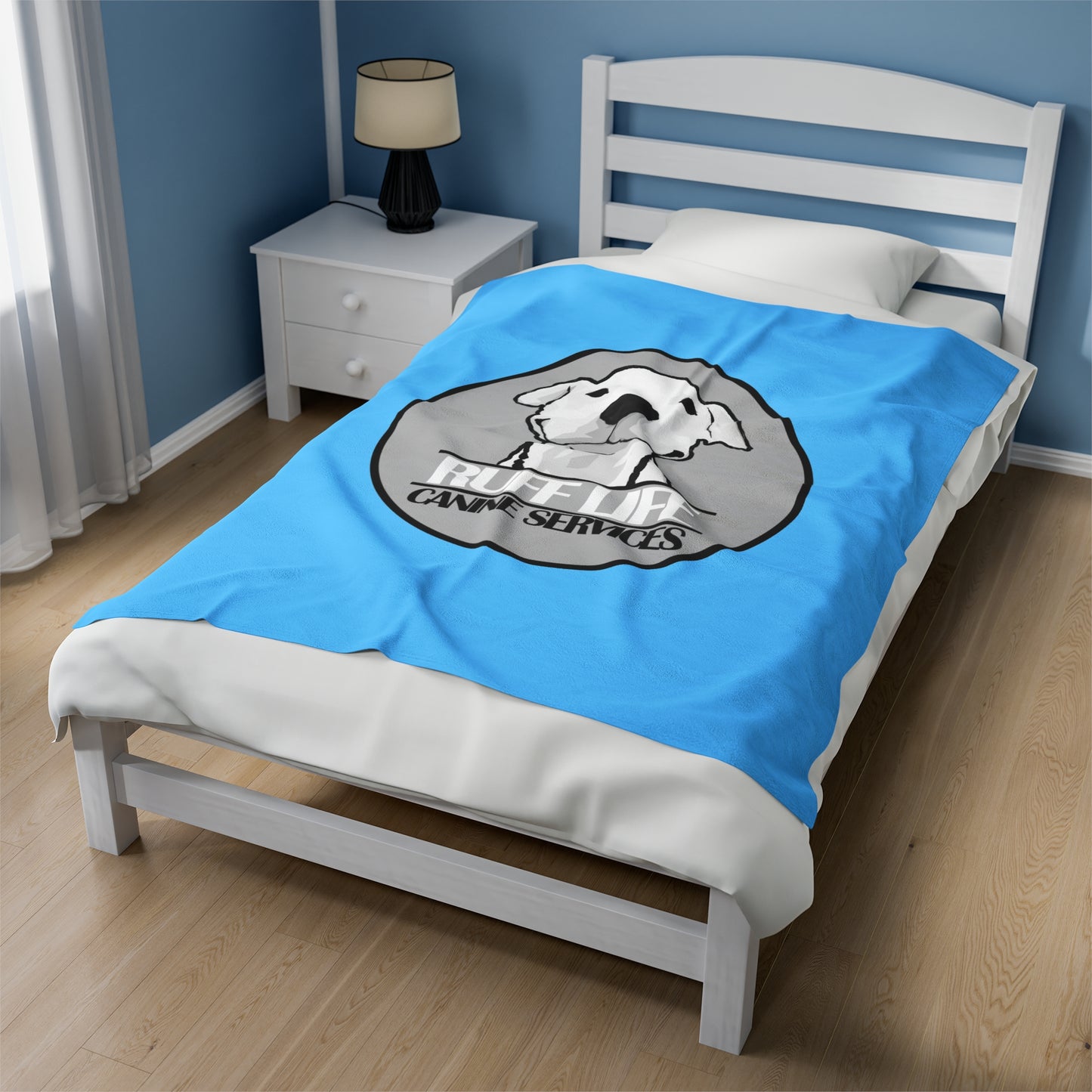 Ruff Life Blanket - Light Blue