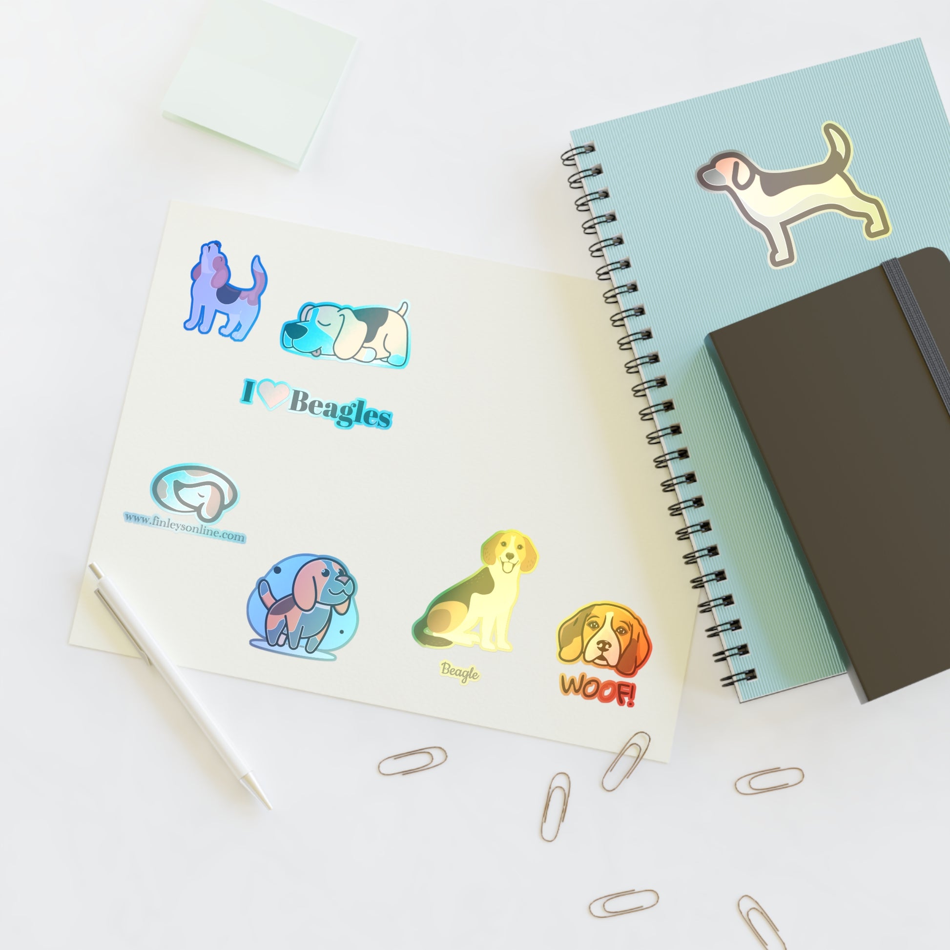 Beagle Sticker Sheets - Finleys Online