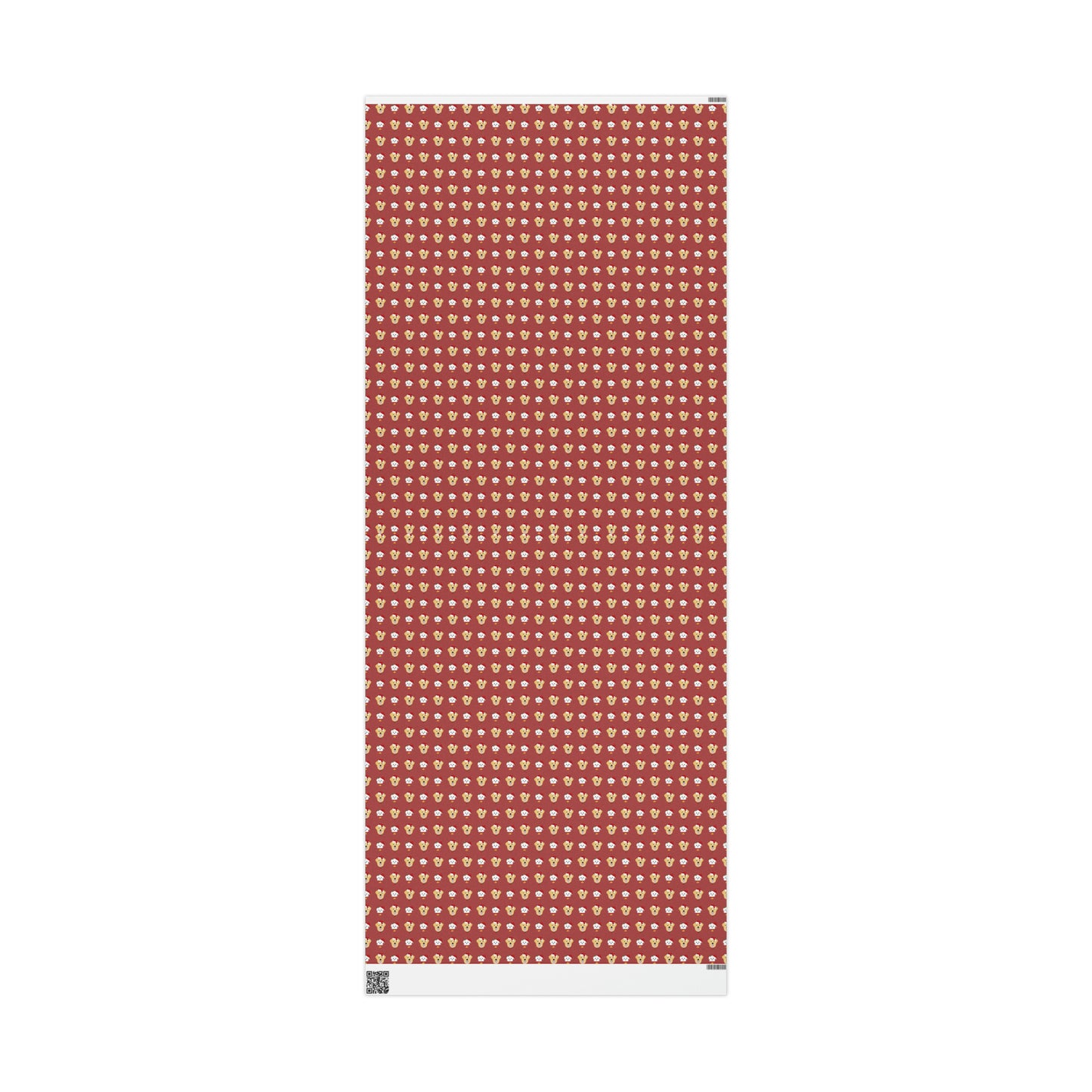 Golden Retriever & Maltipoo Holiday Wrapping Paper - Red - Finleys Online