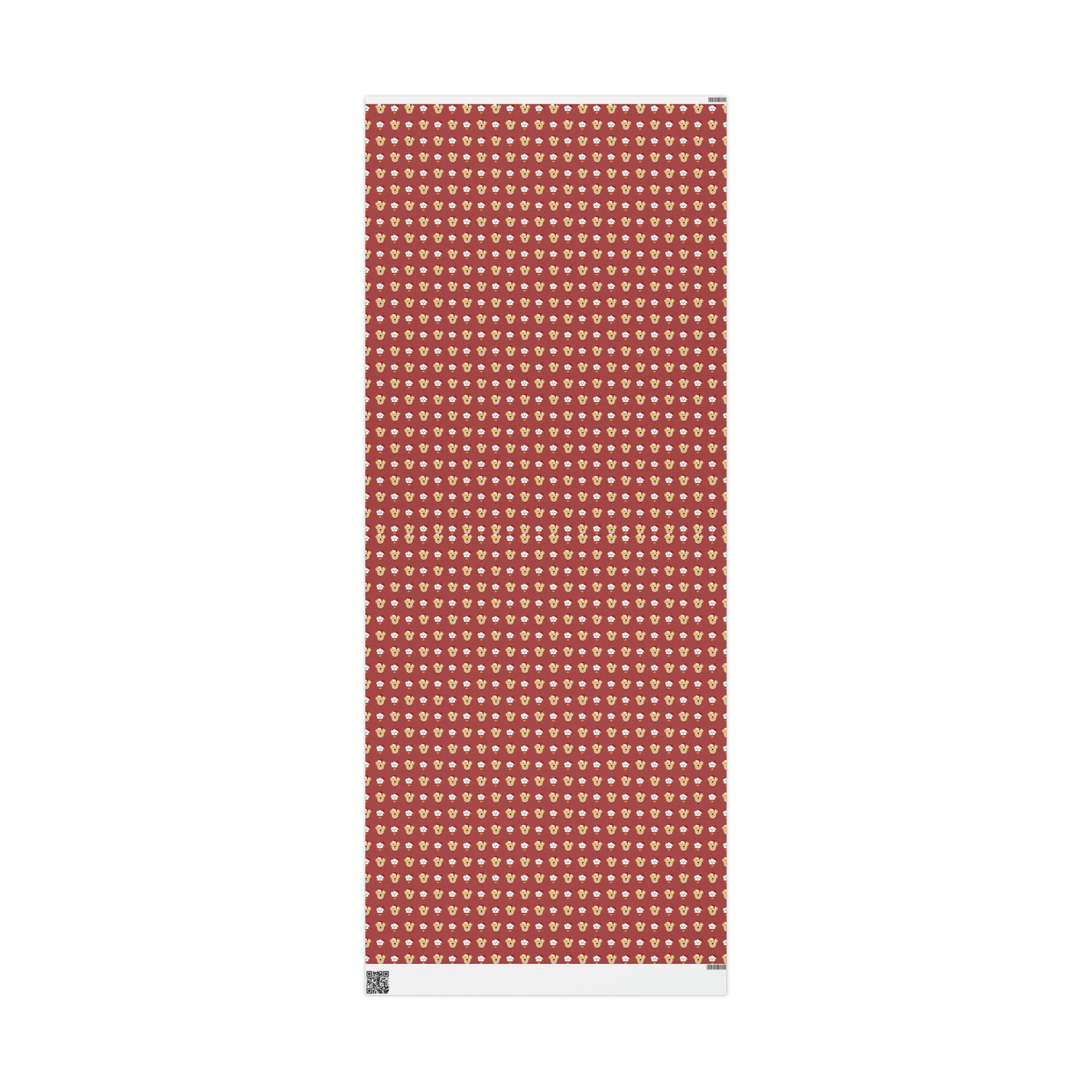 Golden Retriever & Maltipoo Holiday Wrapping Paper - Red - Finleys Online