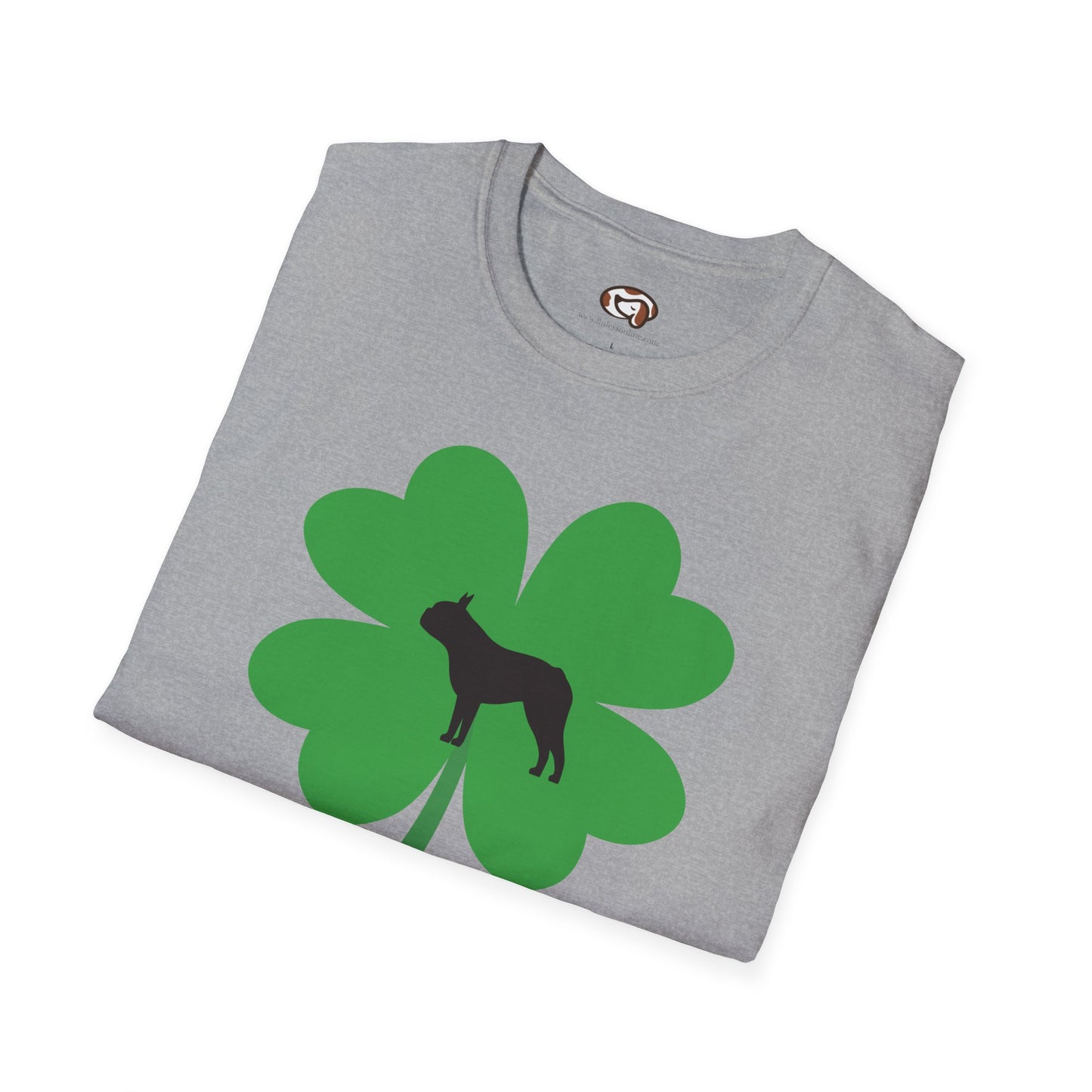 Lucky Boston Terrier Unisex T-Shirt - Finleys Online