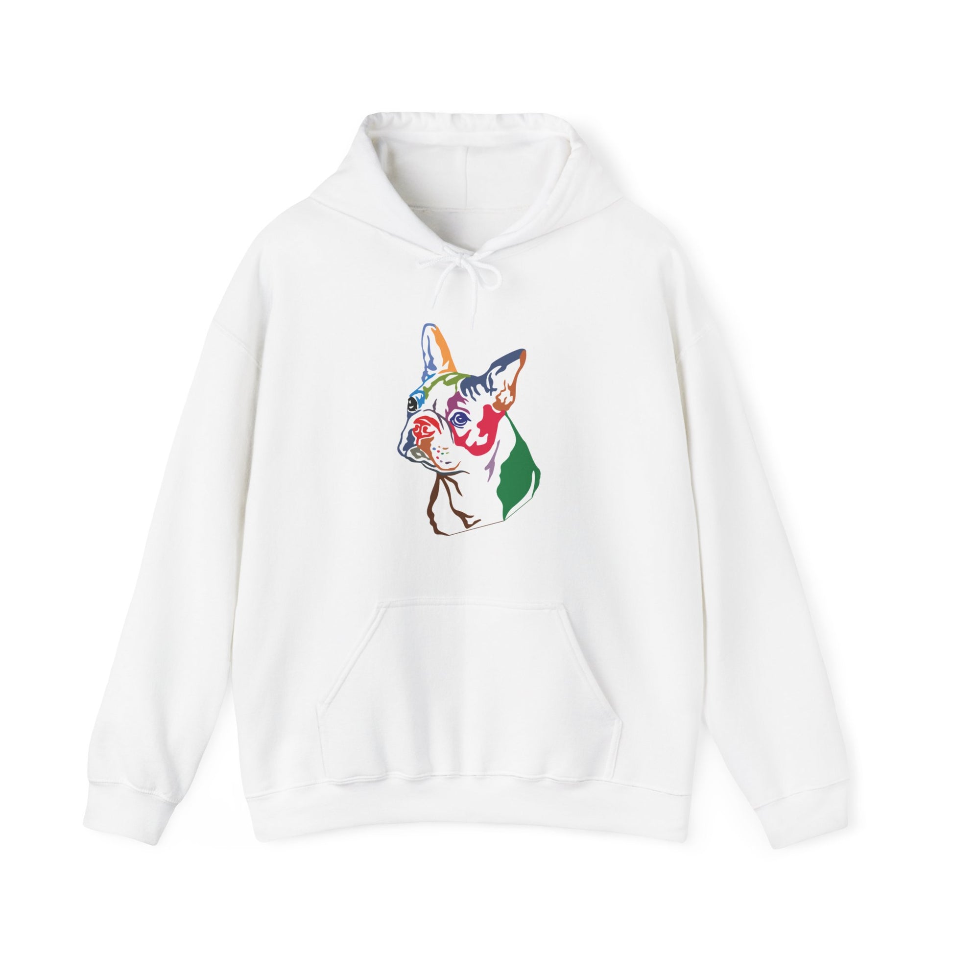 Boston Terrier Modern Art - Unisex Heavy Blend™ Hooded Sweatshirt - Finleys Online