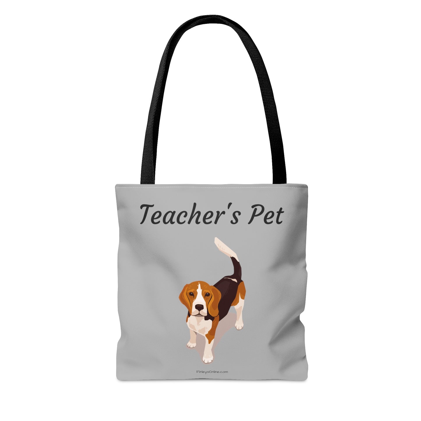 Teacher's Pet (Beagle) Tote - Gray - Finleys Online