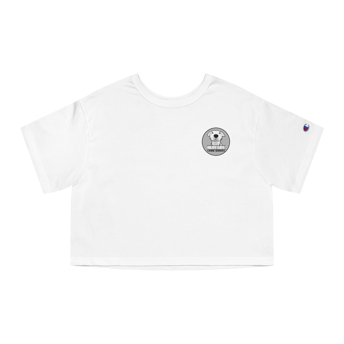 Ruff Life Logo Only Cropped T-Shirt Champion