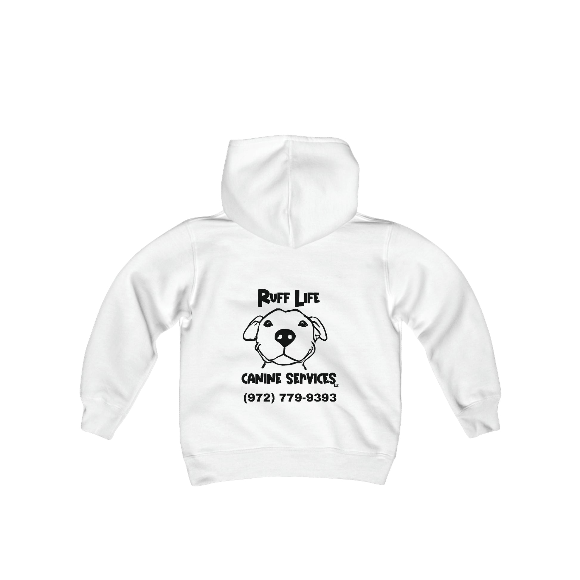 Ruff Life Canine Service - Logo 2 - Youth Sweatshirt - Finleys Online